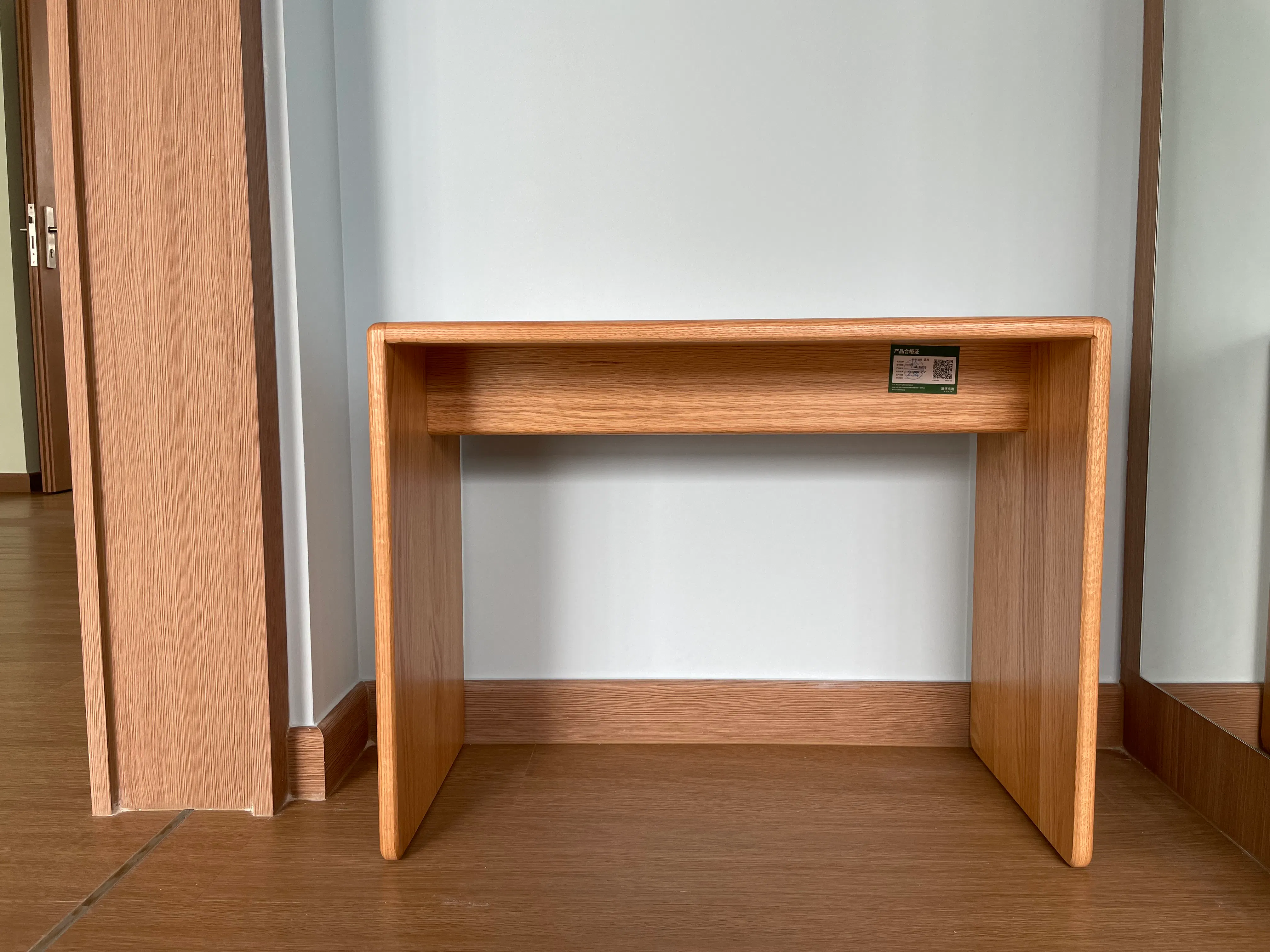 Customer home photo 1: Good that it can be used as a side table and also a small table to do your work. Look very presentable in my bedroom.