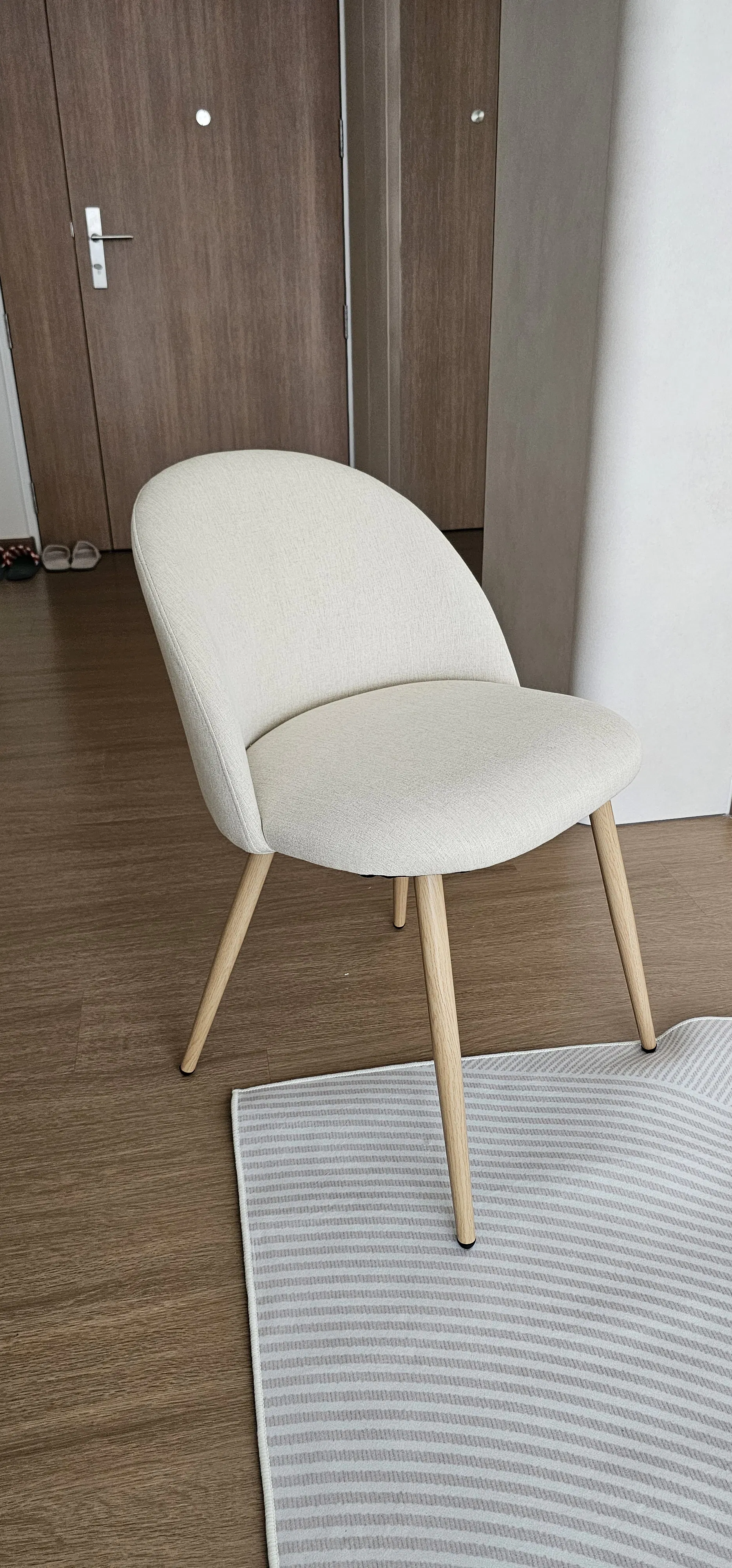 Chloe Dining Chair - Oak, Wheat Beige