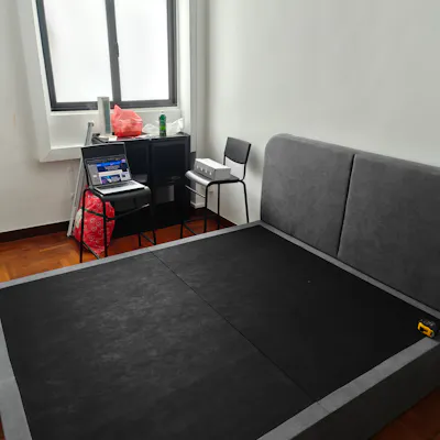 Customer home photo 17: Love the large storage space it offers. Assembly was quick