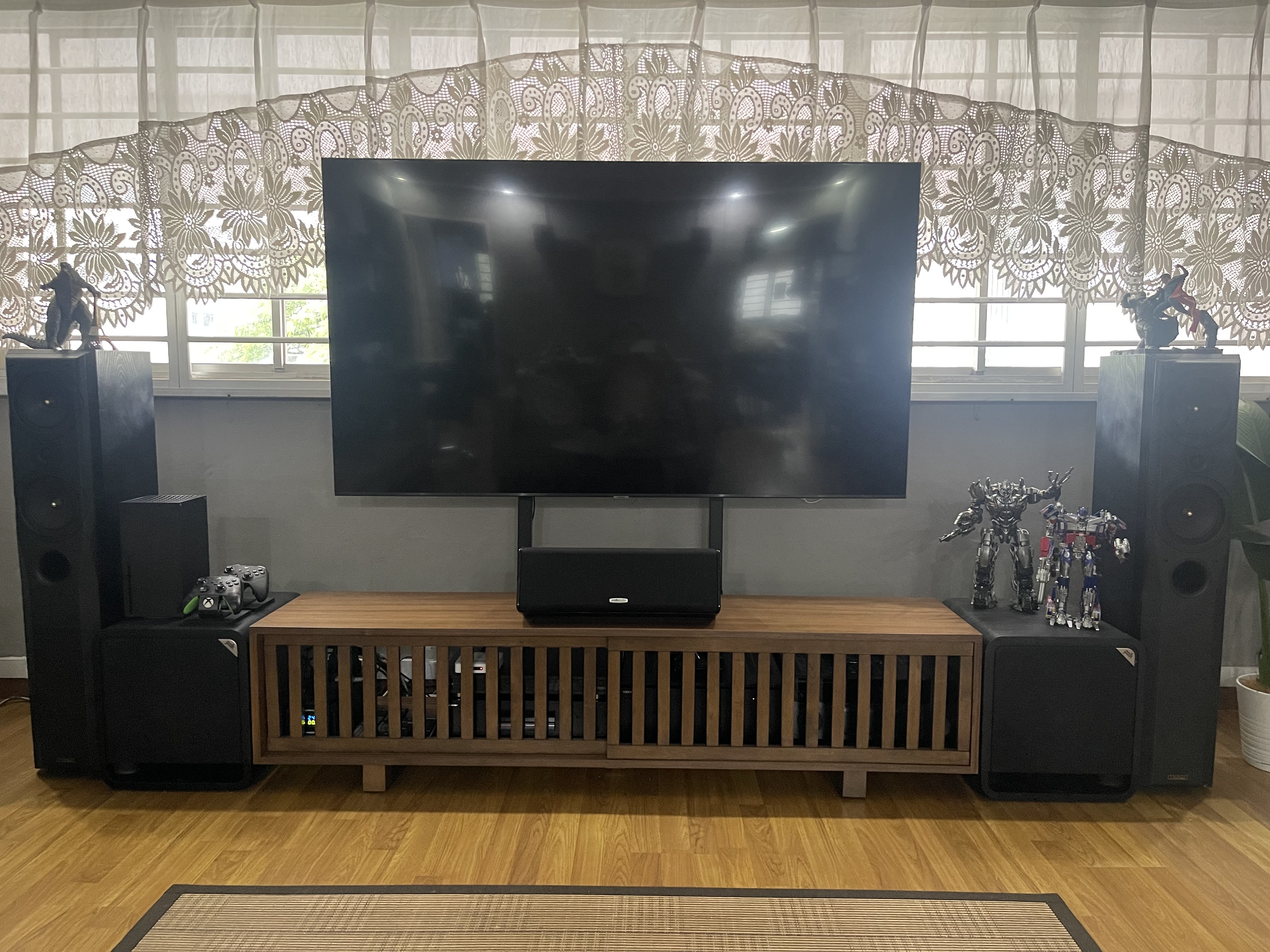 Keita TV Console 1.8m - Walnut