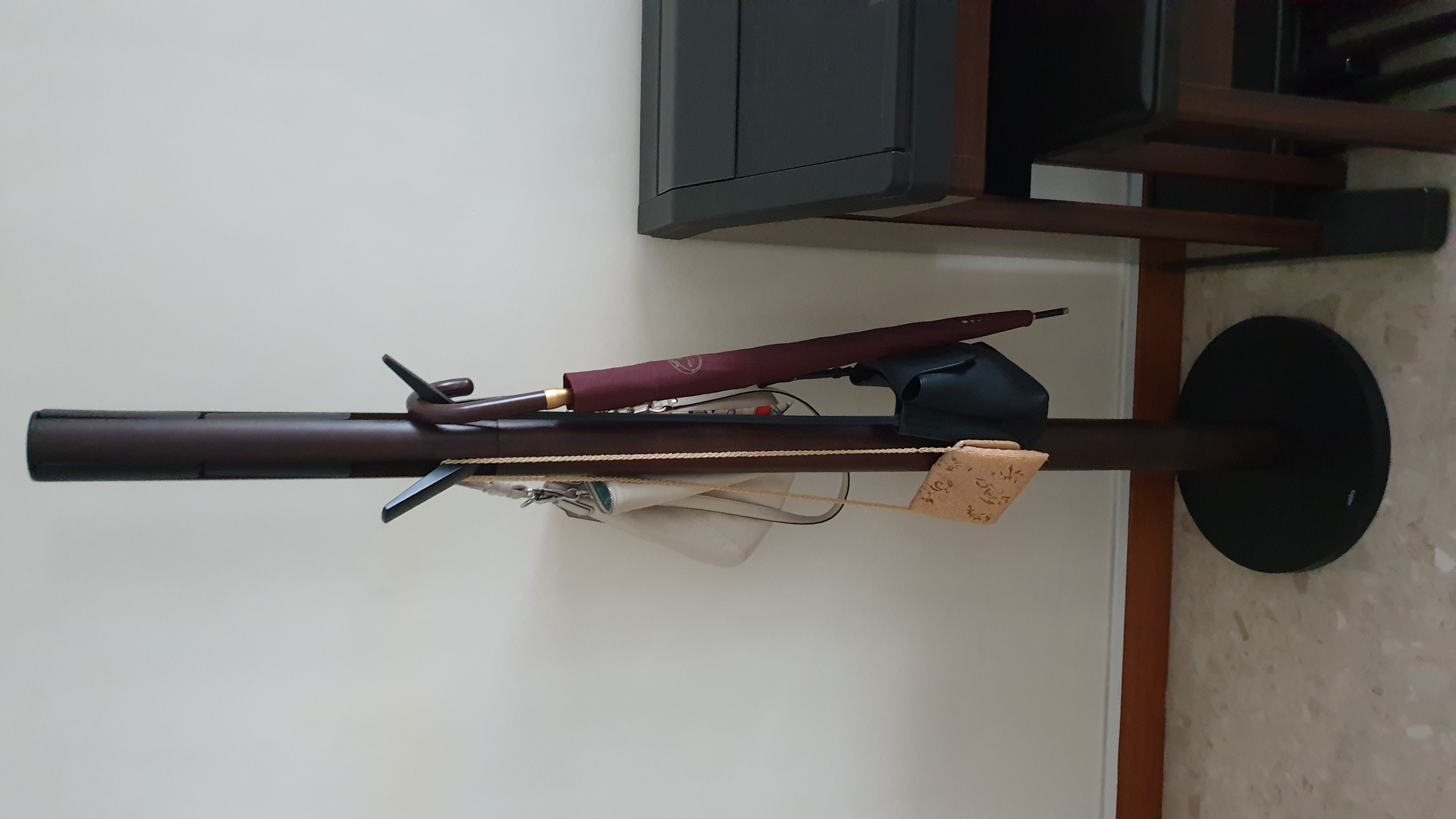 Flapper Coat Rack - Black, Walnut