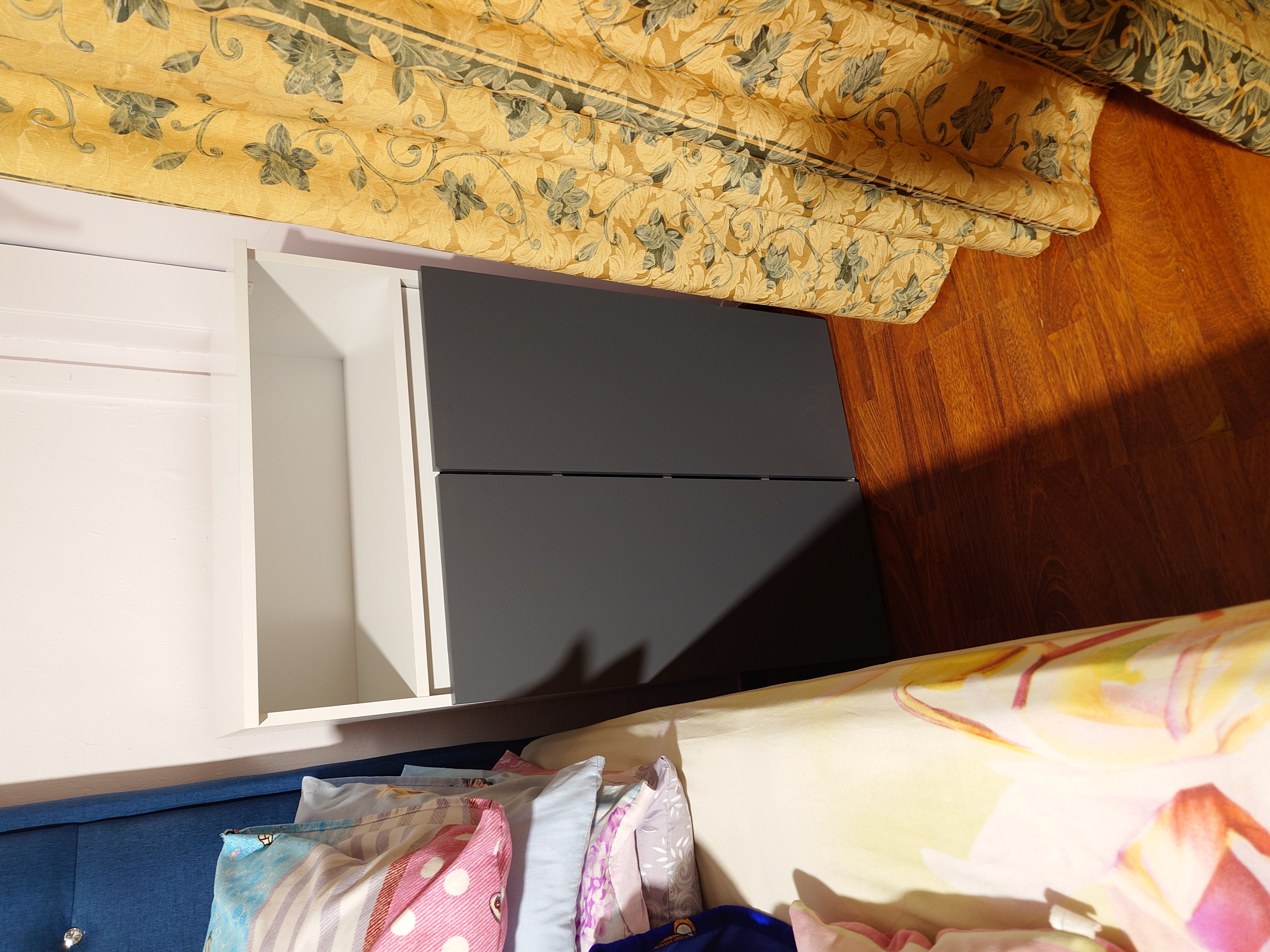 Customer home photo 11: Nice design and colour. But there's a gap between 2 doors. My fault doesn't see properly before buying.