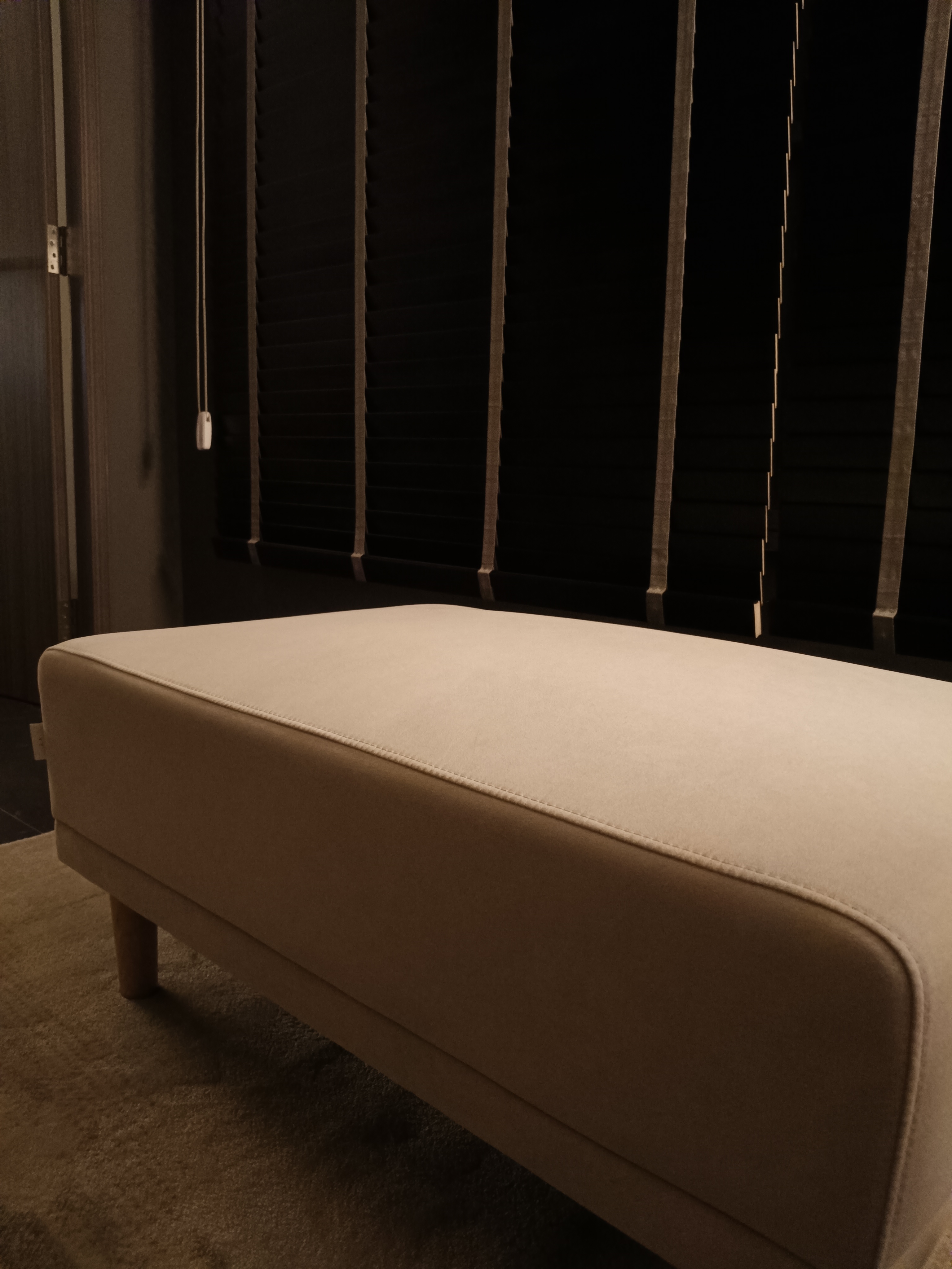 Customer home photo 21: fits perfectly to my lobby lounge themed home! love the ottoman, an adequate size!