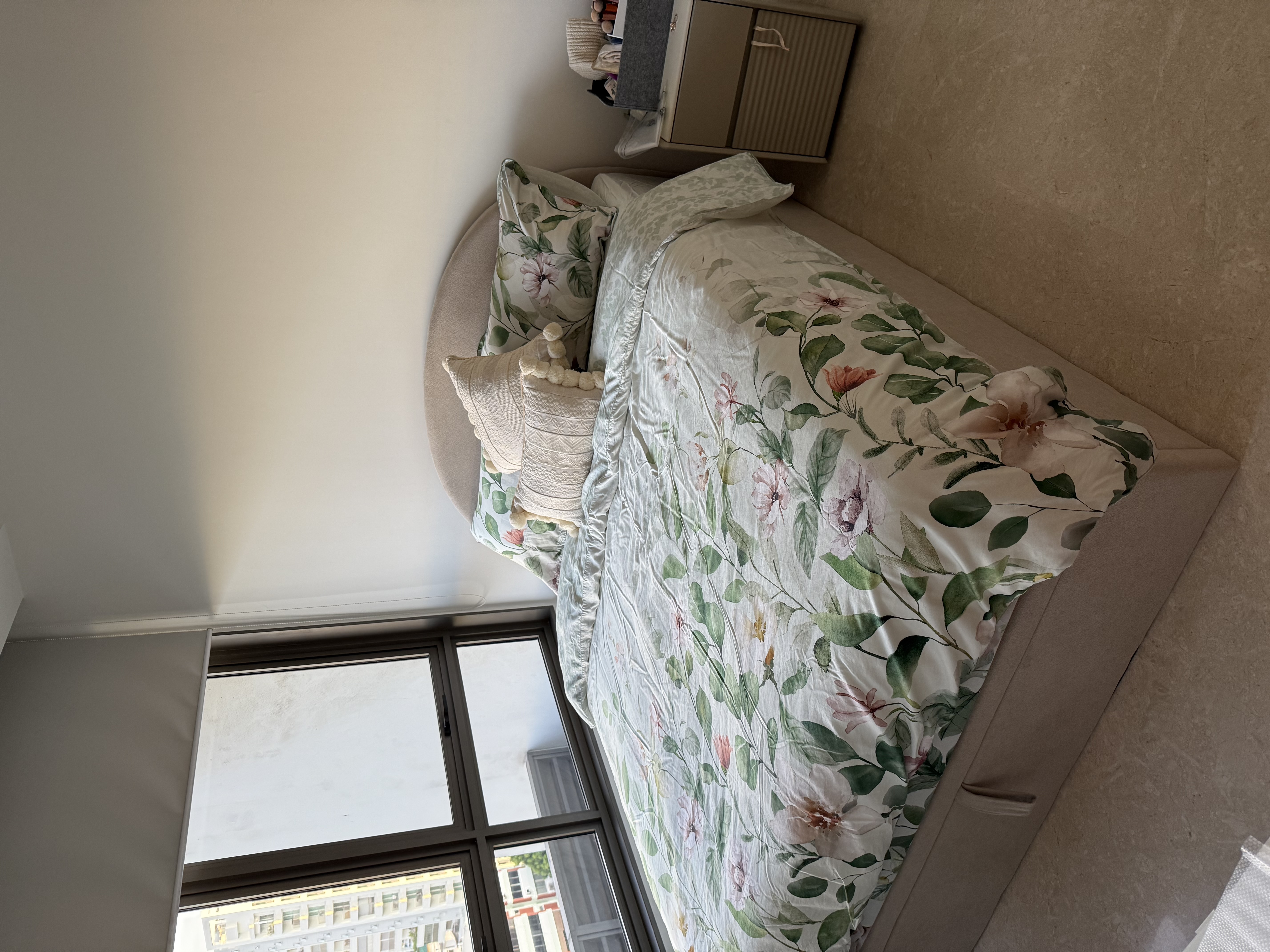 Aspen Queen Storage Bed - Acru