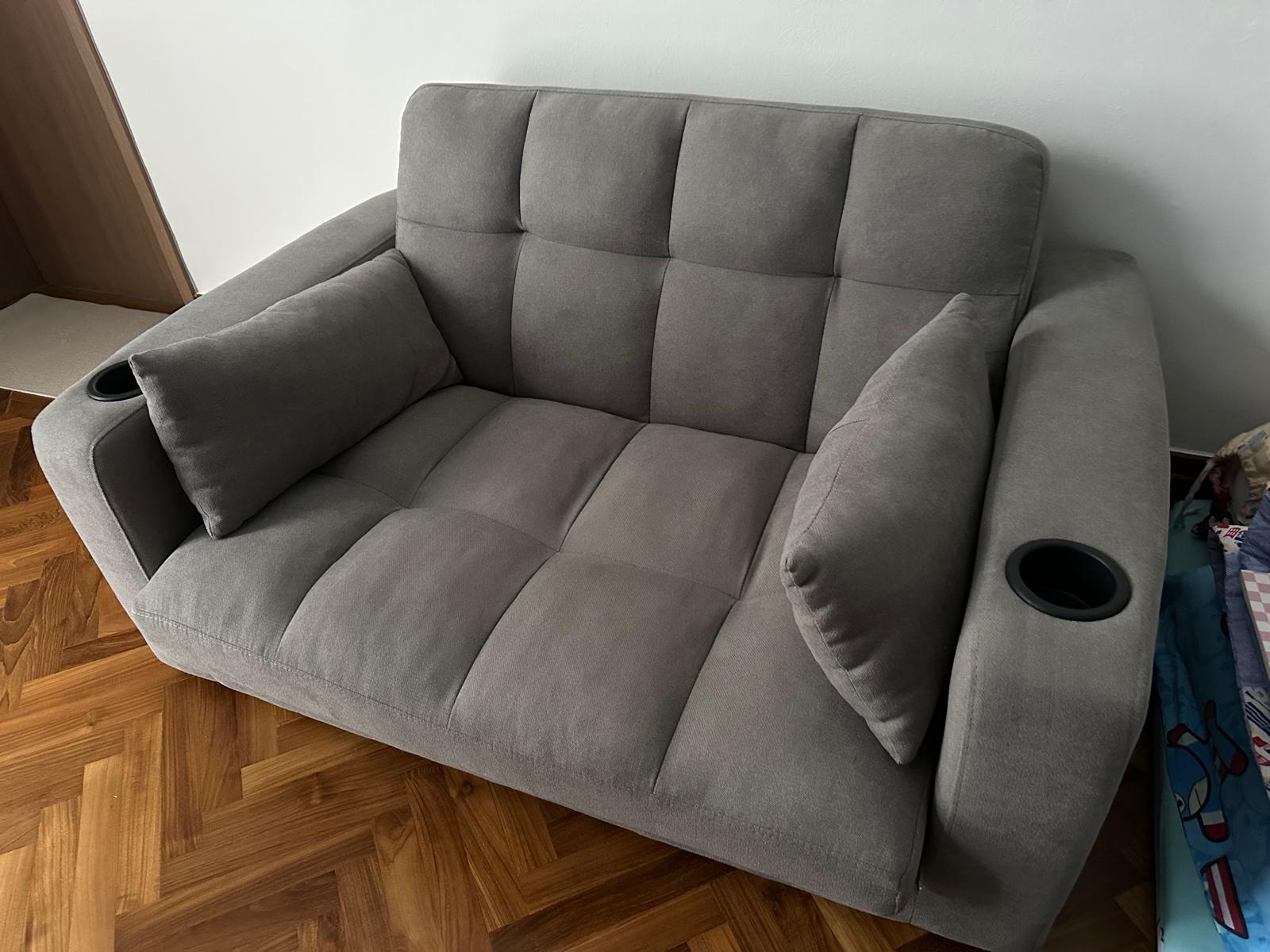 Customer home photo 20: Versatile, yet stylish sofa bed. Our kid loves it!