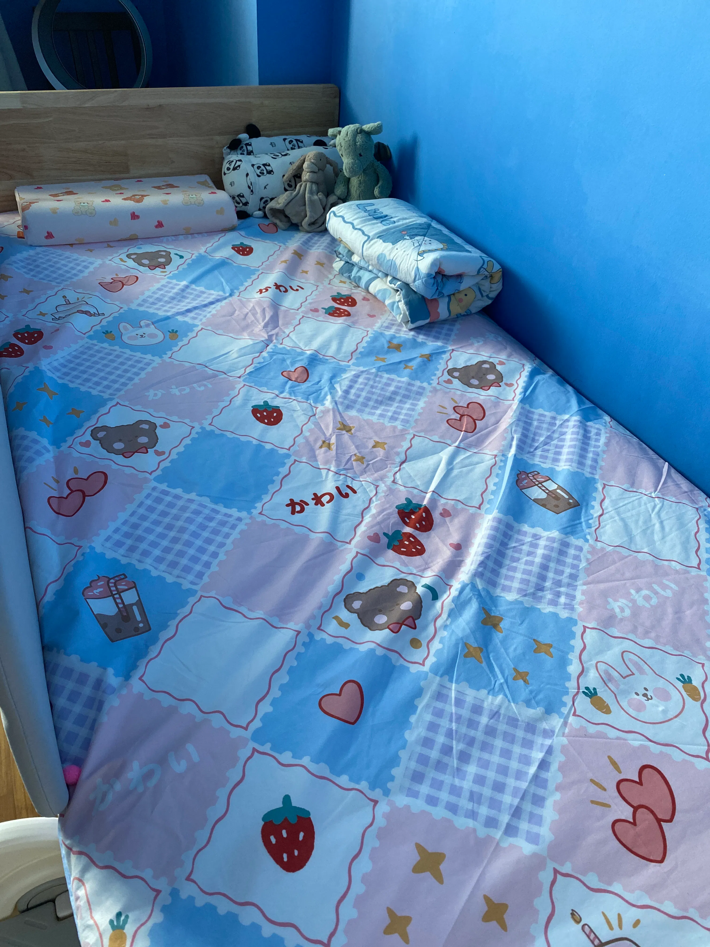 Customer home photo 5: Transitioning my toddler to a full size bed and downtime is comfortable to sleep in and firm enough for kids!