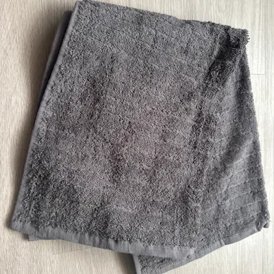 Customer home photo 4: Hope the absorbency is good due to the thin material but size is good for the bathroom.