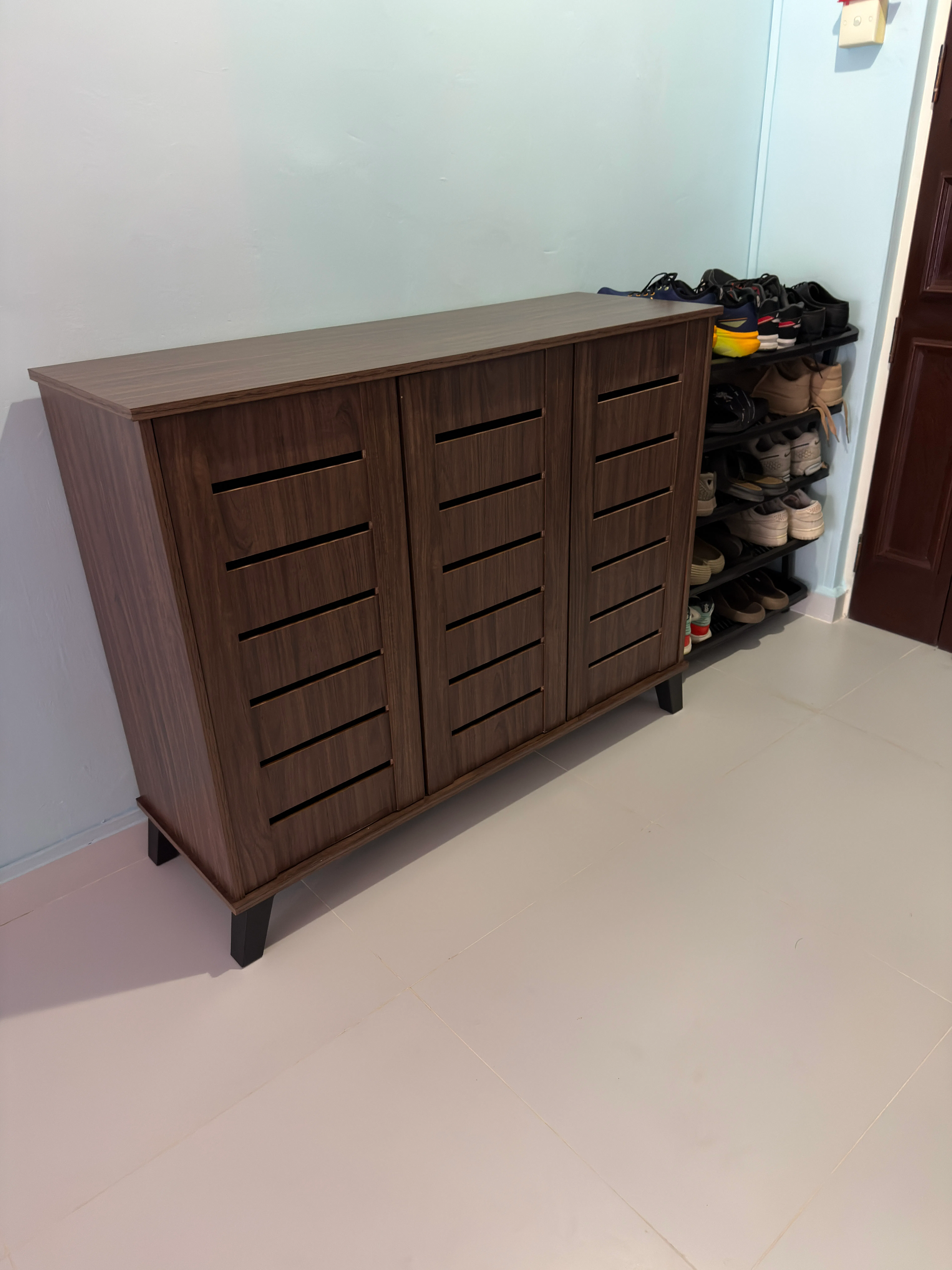 Customer home photo 1: Modern design shoes cabinet. Value for money and delivered on promised date and time.
I bought two cabinets.