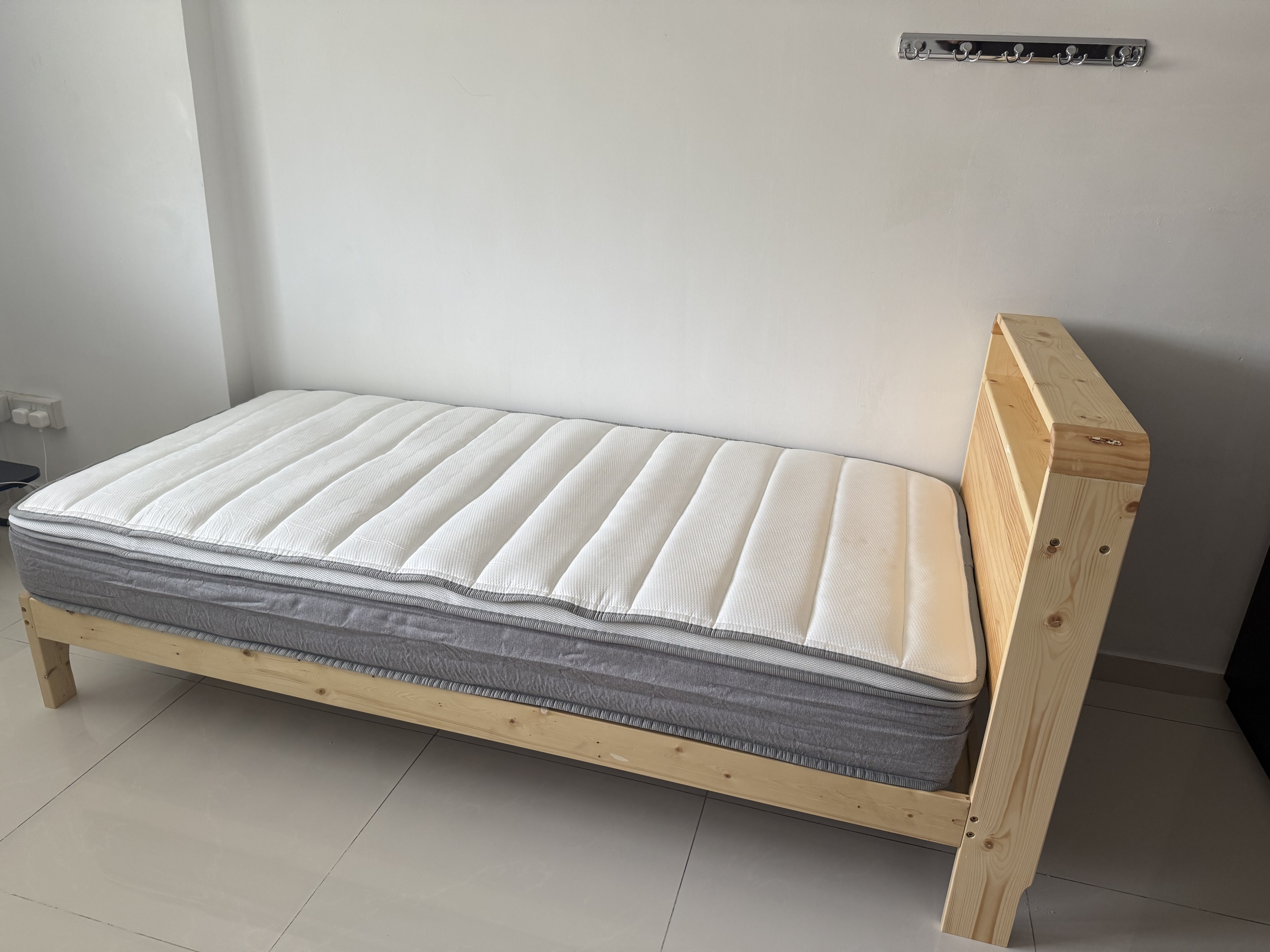 Customer home photo 5: We are pleased with Aiko Single Bed.  It is sturdy and not heavy to shift.