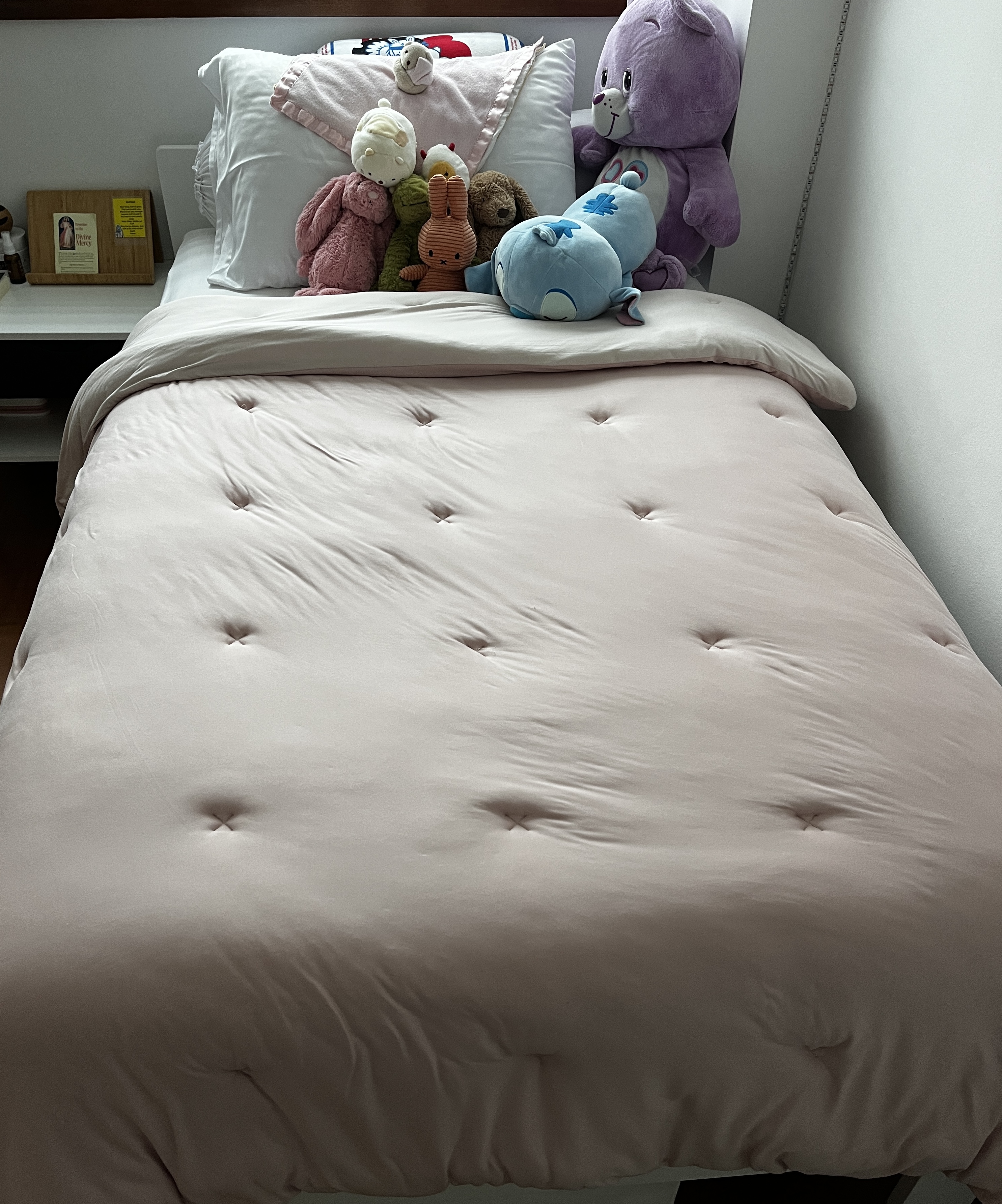 Customer home photo 5: Very comfy and easy to fats to dry after wash. Cold wash only.