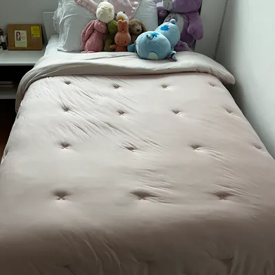 Customer home photo 5: Very comfy and easy to fats to dry after wash. Cold wash only.