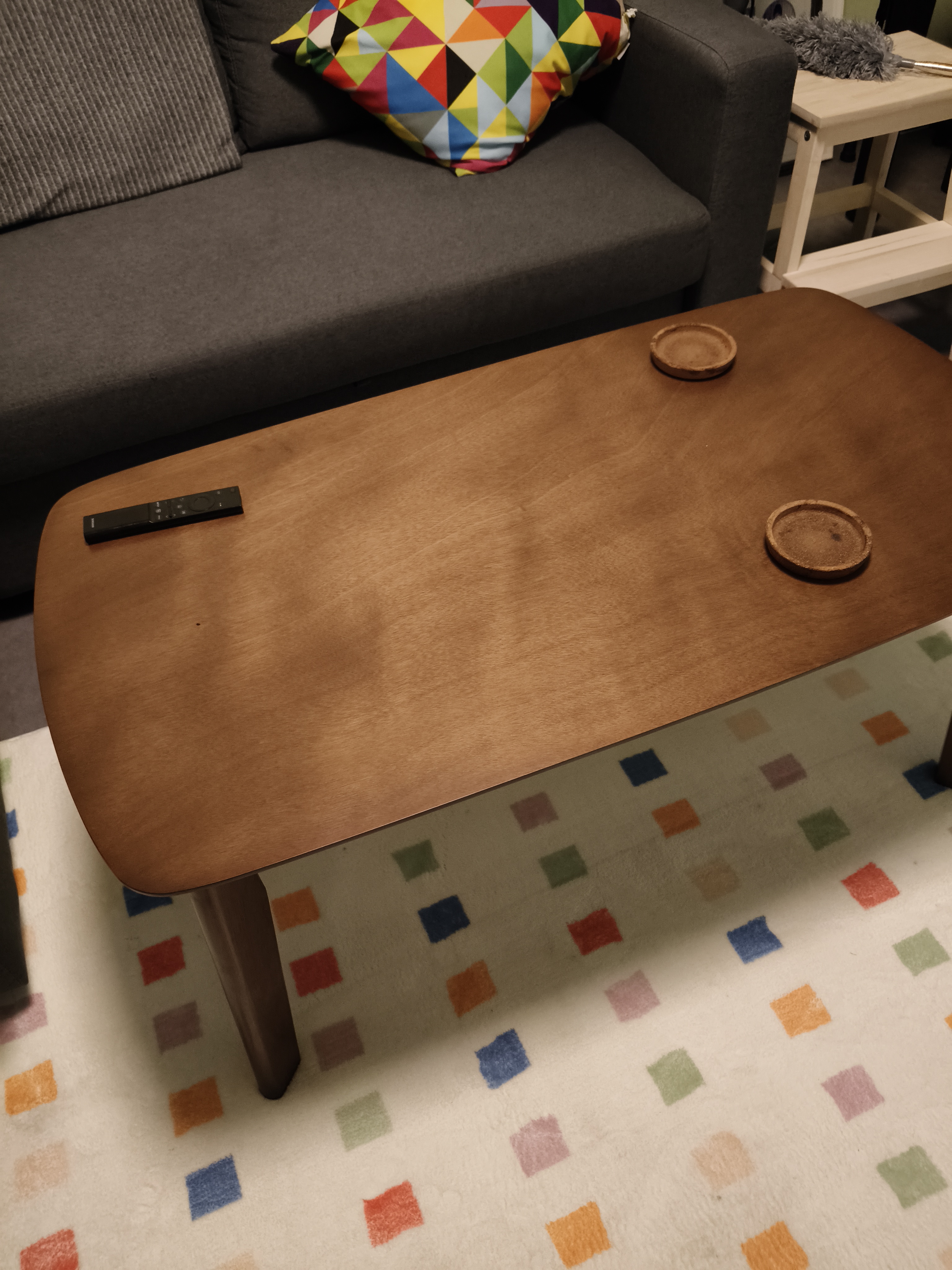 Hiace High Coffee Table - Walnut