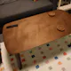 Hiace High Coffee Table - Walnut
