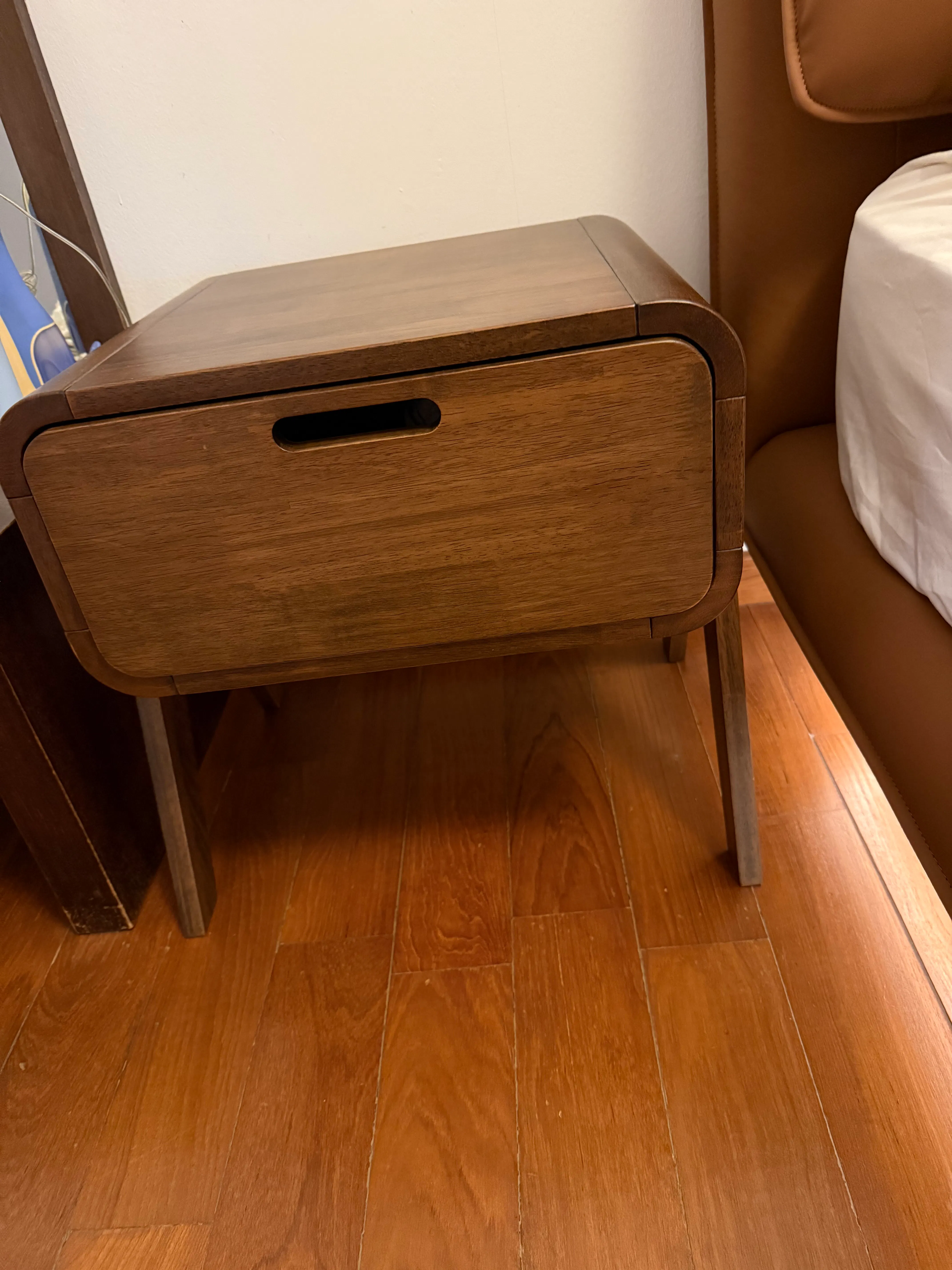 Ayami Bedside Table - Cocoa