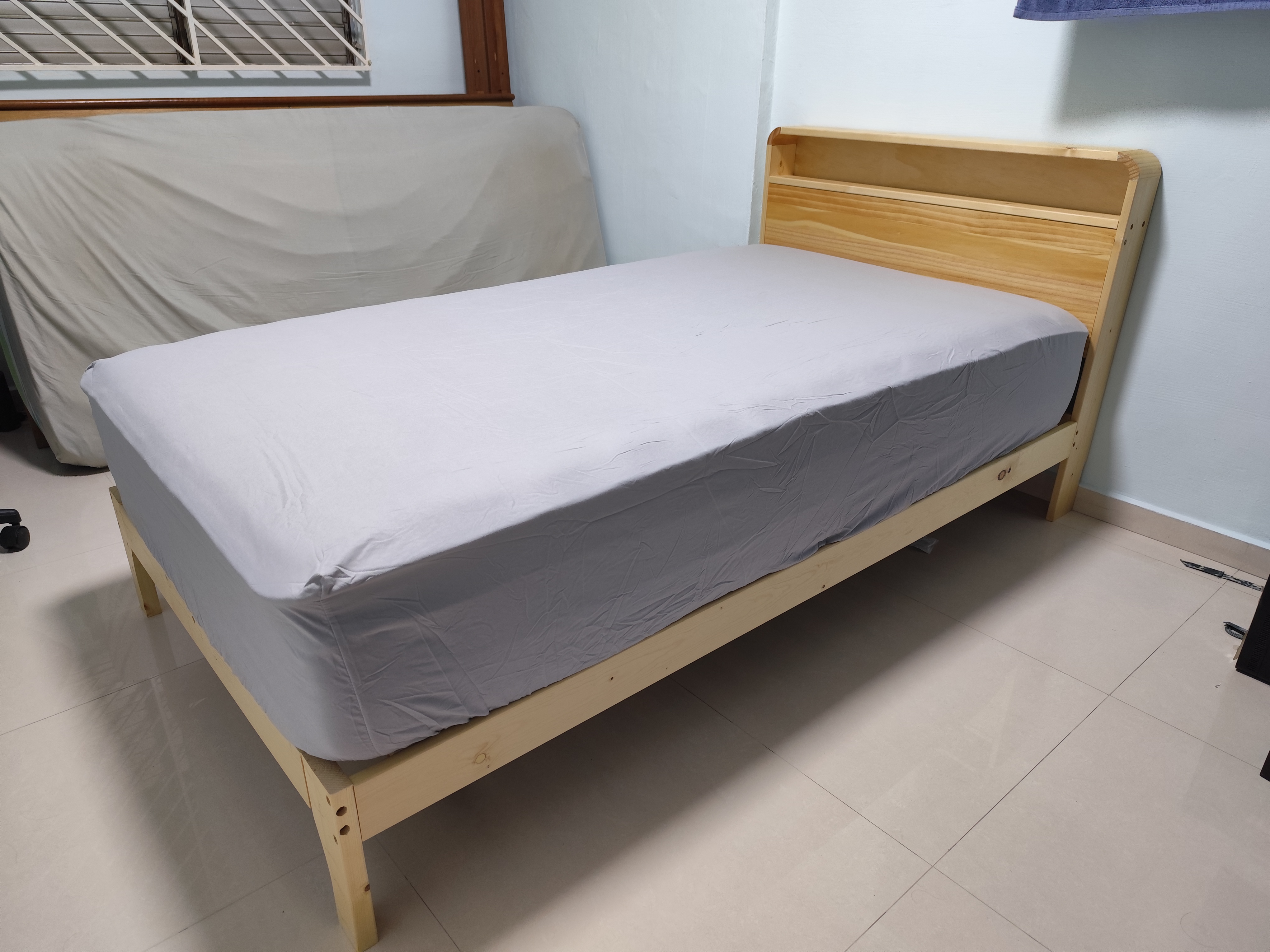 Robinsons Silky Soft Embroidered Microfibre Bed Set Core Collection - Silver (4 Sizes) - Super Single