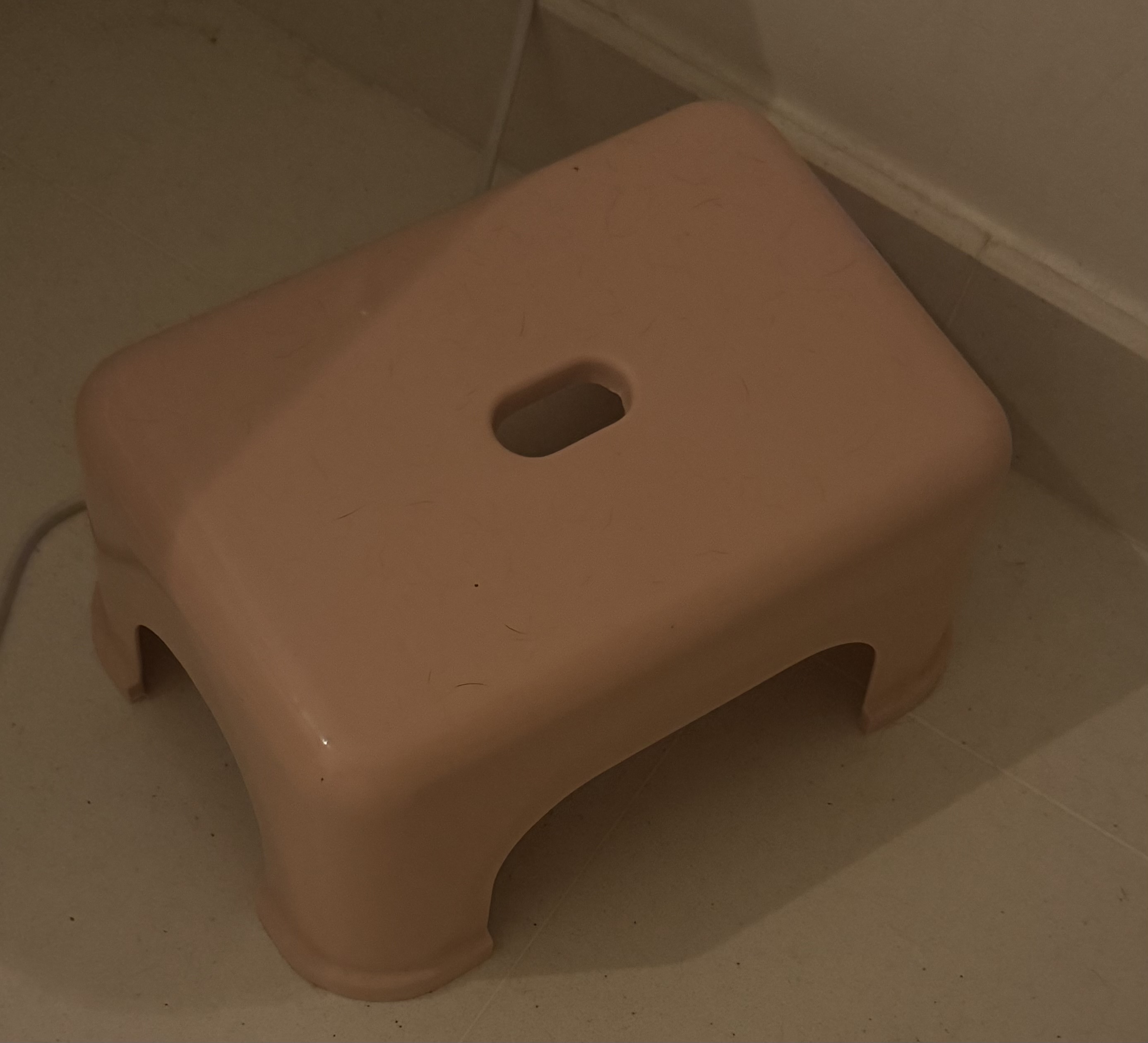 Customer home photo 1: Stool is compact, study and in a nice colour. Only downside is the brand sticker which was extremely difficult to remove. Delivery took about two weeks.