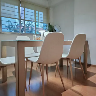 Customer home photo 6: Sturdy and comfortable. Matches my existing table