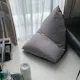 Doodle Triangle Bean Bag - Grey