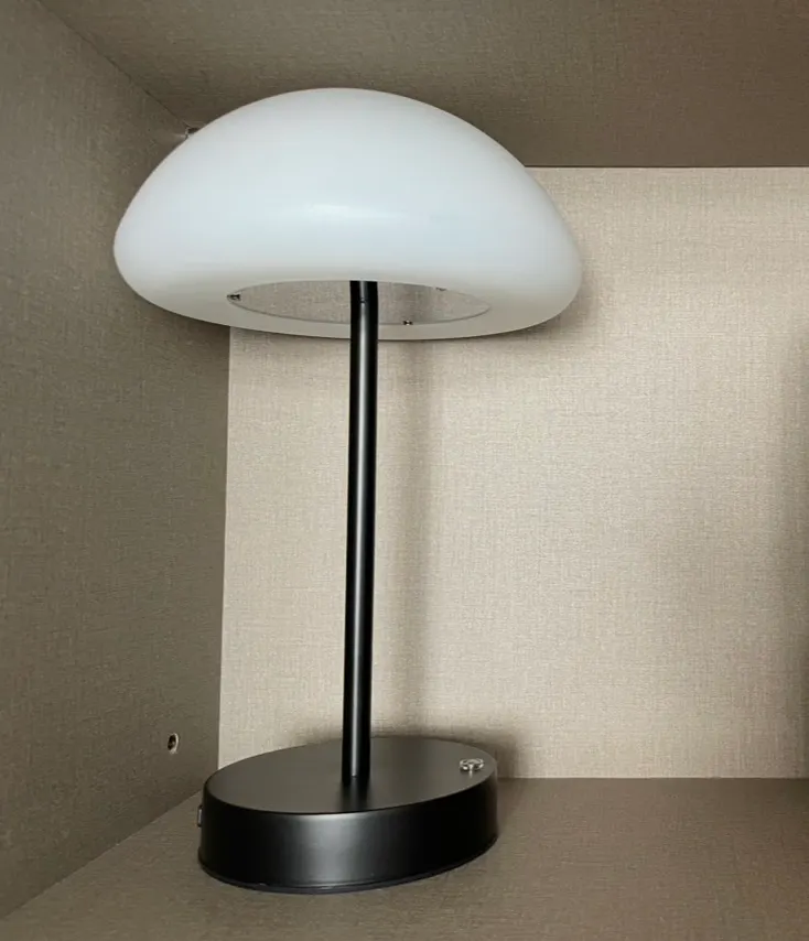 Customer home photo 1: As a table lamp it is very nice and have 3 different brightness to choose from.