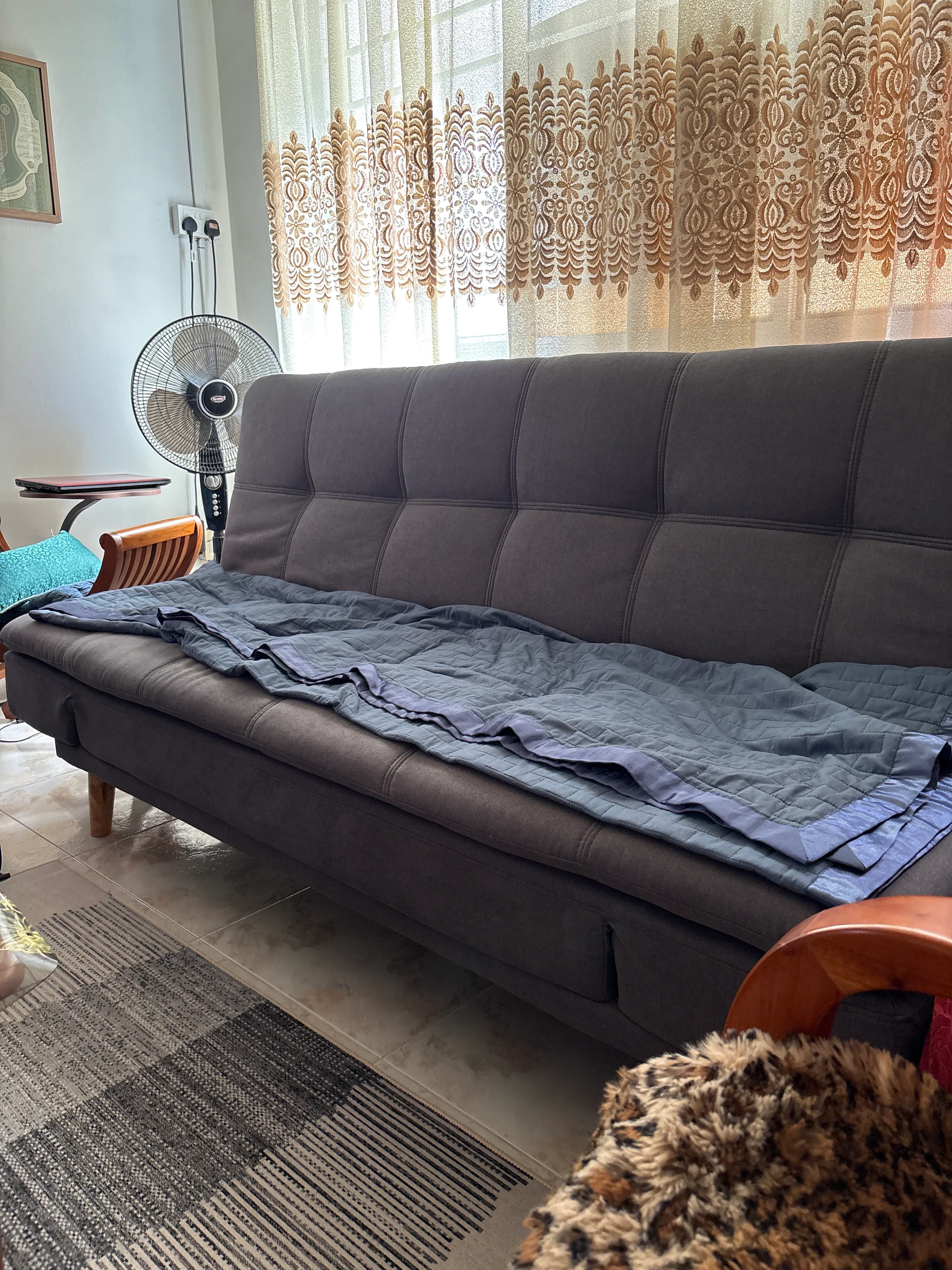 Customer home photo 1: It’s the right height that I’m looking for, for a person with knee pains.