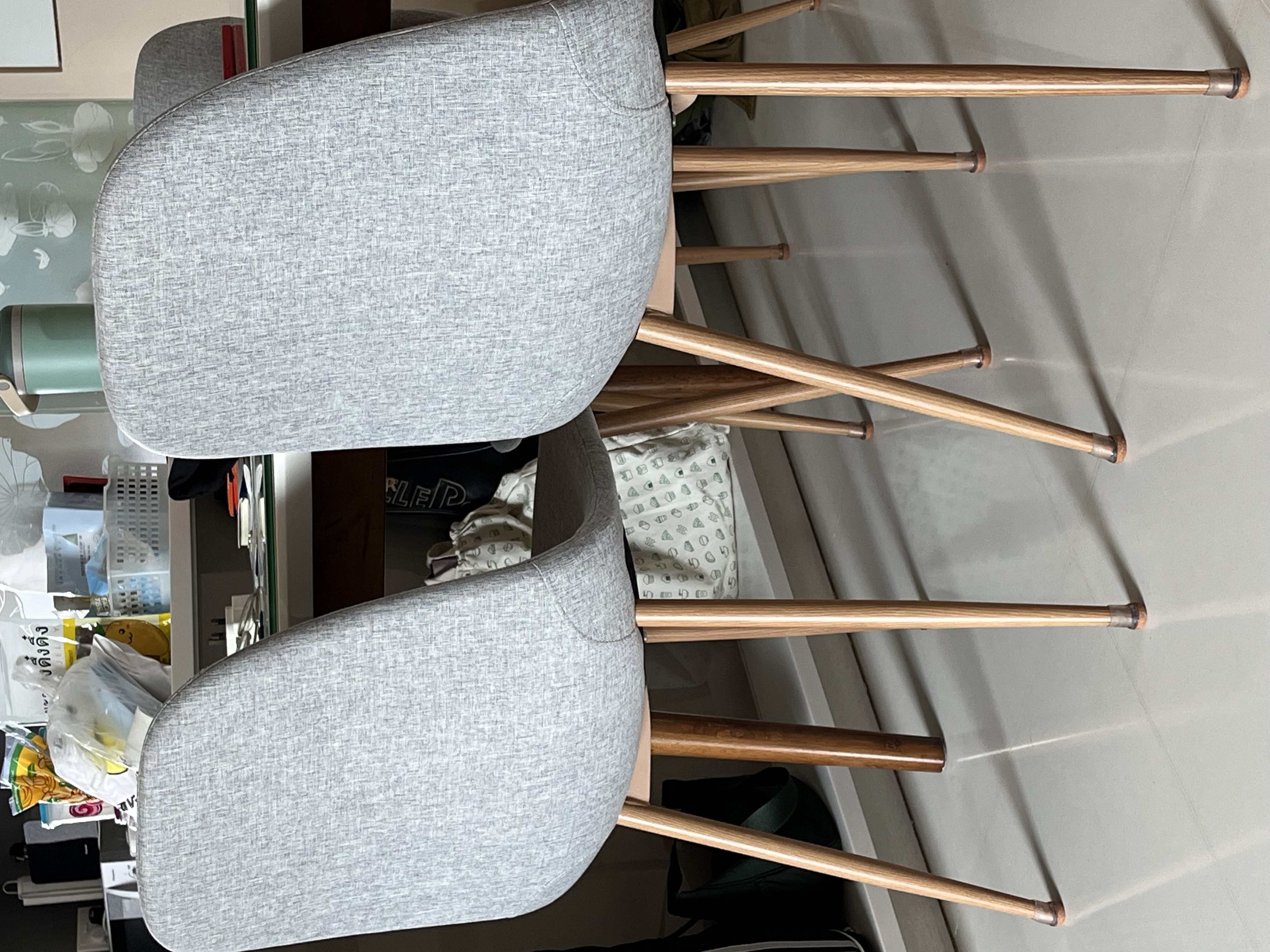 Customer home photo 3: I purchased 4 chairs.  The color is nice looking and the chairs are very worth for money.