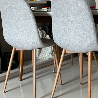 Customer home photo 3: I purchased 4 chairs. The color is nice looking and the chairs are very worth for money.