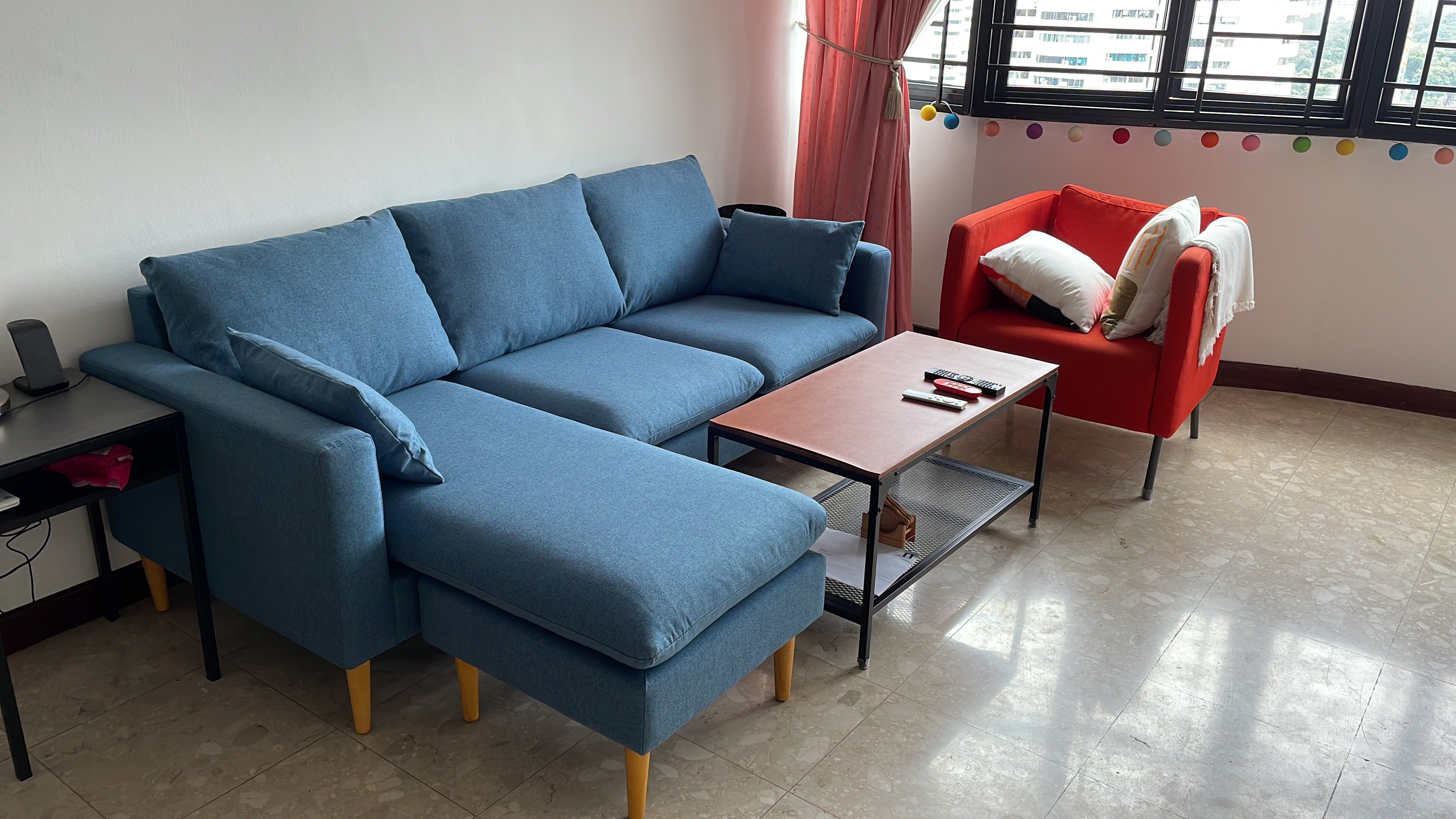 Customer home photo 6: Great product for the price. The fabric, even though is synthetic, feels very soft.