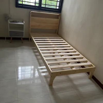 Customer home photo 2: I choose this design as it fits my bedroom perfectly in terms of bed design and material