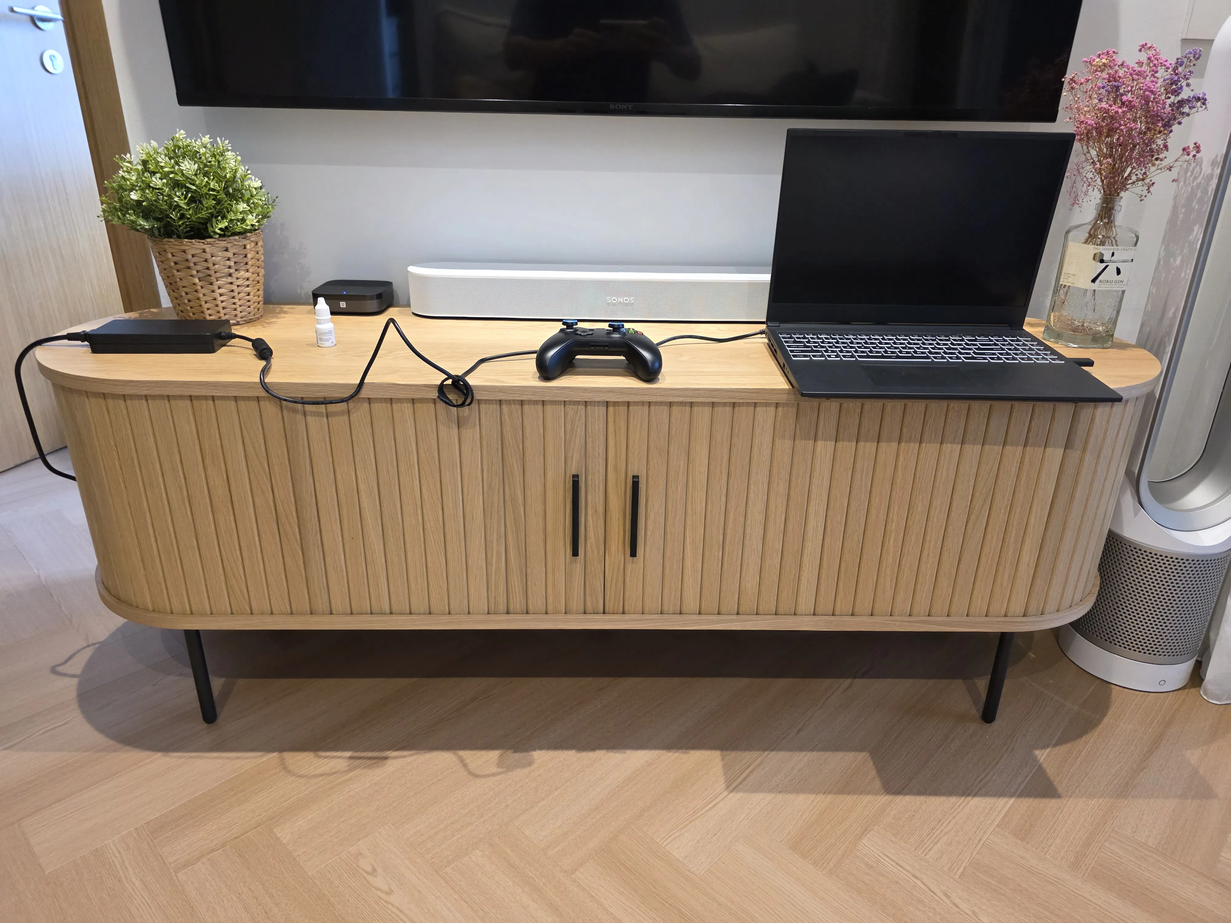 Customer home photo 7: Quality and workmanship is good! Love how aesthetic it looks in my living room and was exactly what I was looking for.