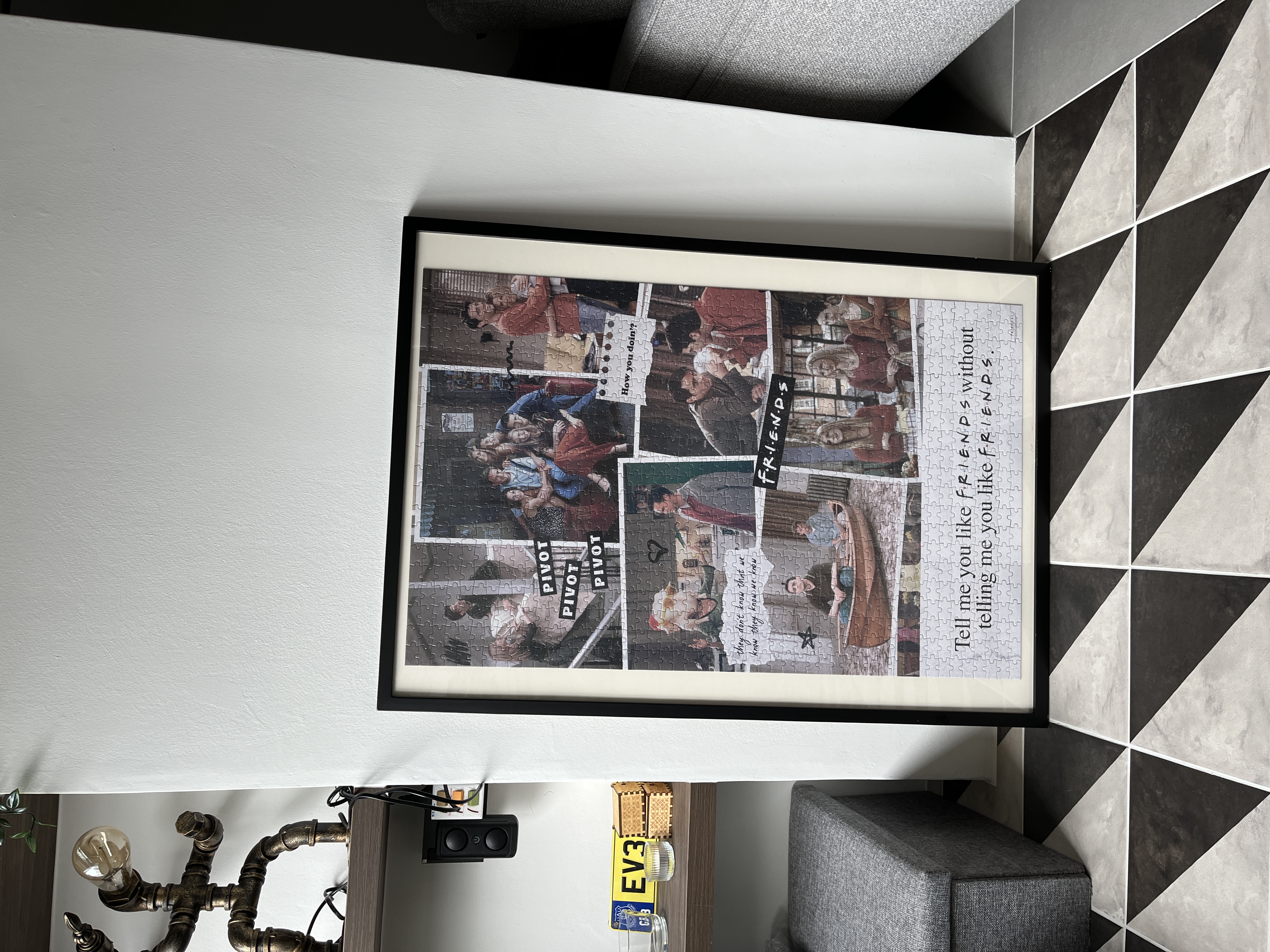 Customer home photo 12: Photo frame is solid and good. Like it so far!