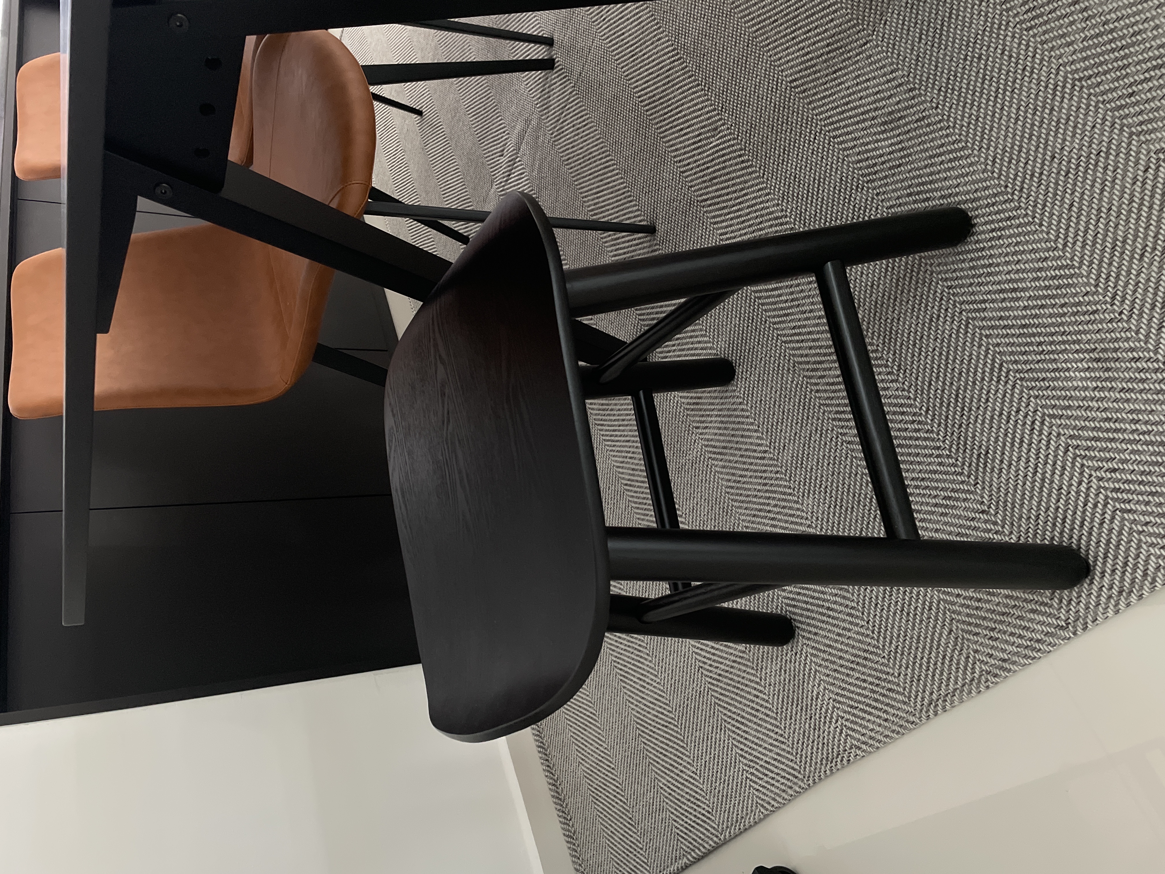 Customer home photo 4: Bought two of these stools and they’re really comfortable. Great quality, love it!