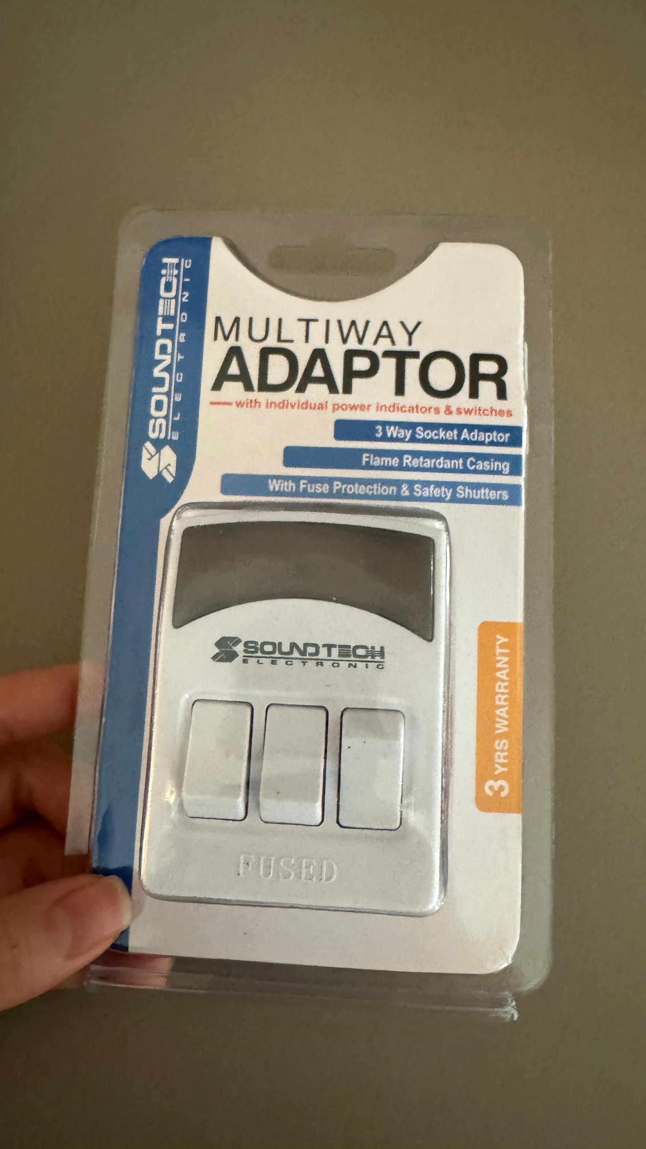 Customer home photo 4: Was looking for adaptor with individual switches and this is perfect. also not too expensive