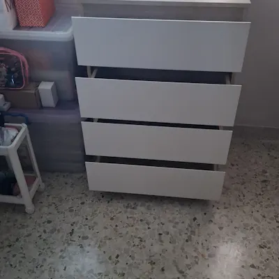 Customer home photo 1: The drawer is nicely assembled. Thanks to the skillful delivery guy