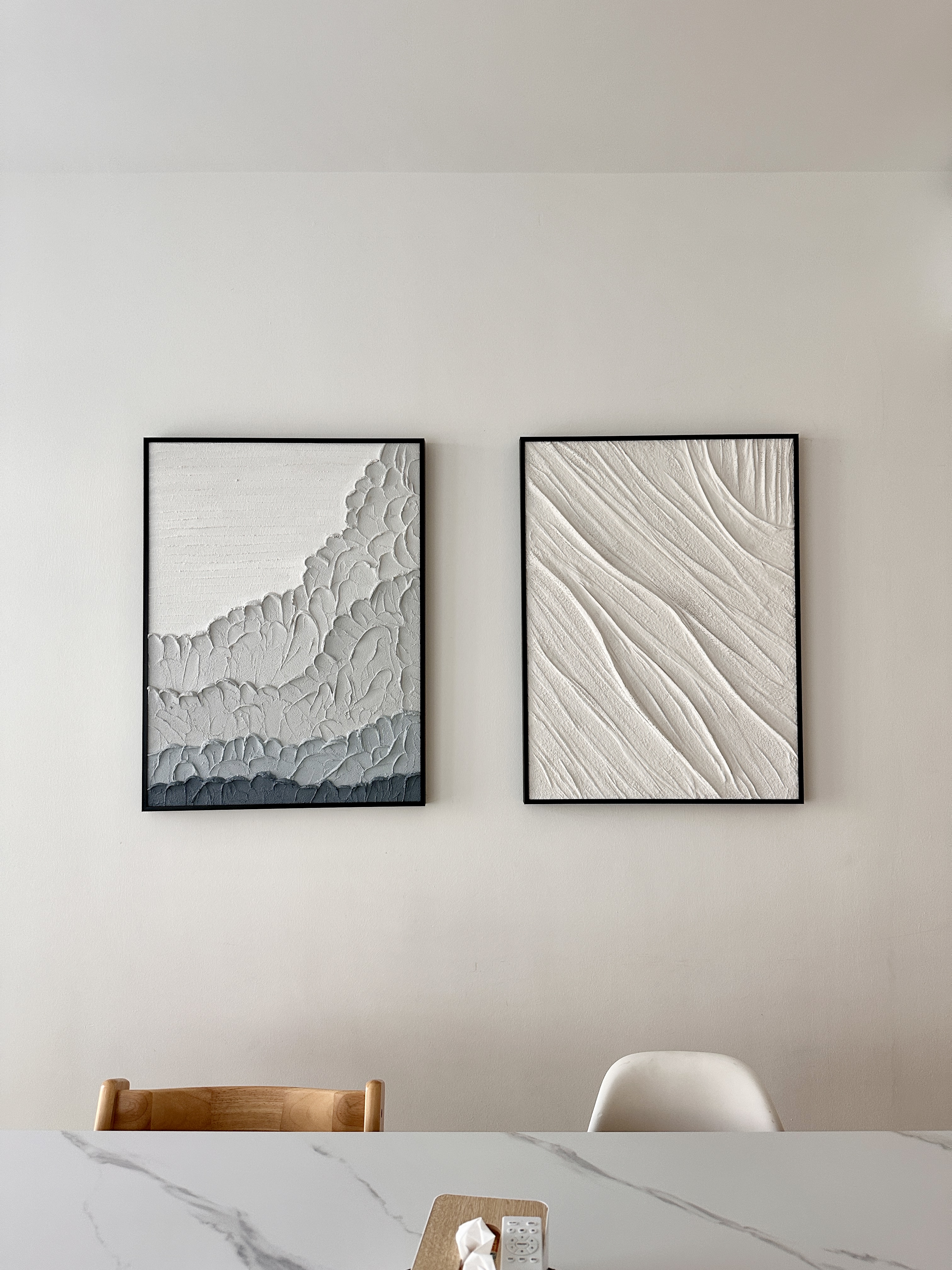 Layered Tranquility 3D Textured Painting 60 x 80 cm