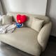 Miko 2 Seater Sofa - Rice White (Pet Friendly)