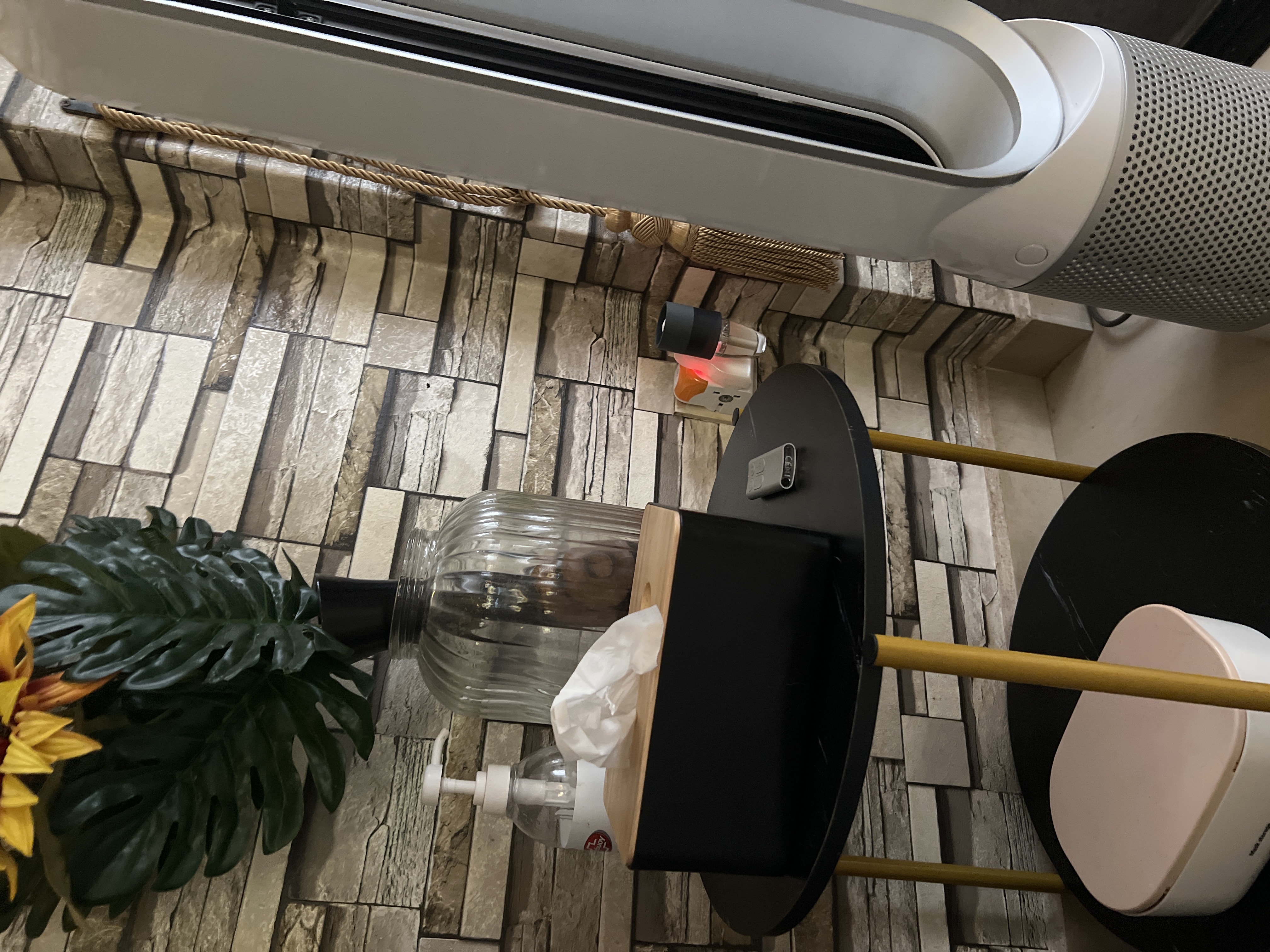 Customer home photo 39: Just love the simplicity of this tissue box - black and wood doesn’t go wrong 😉