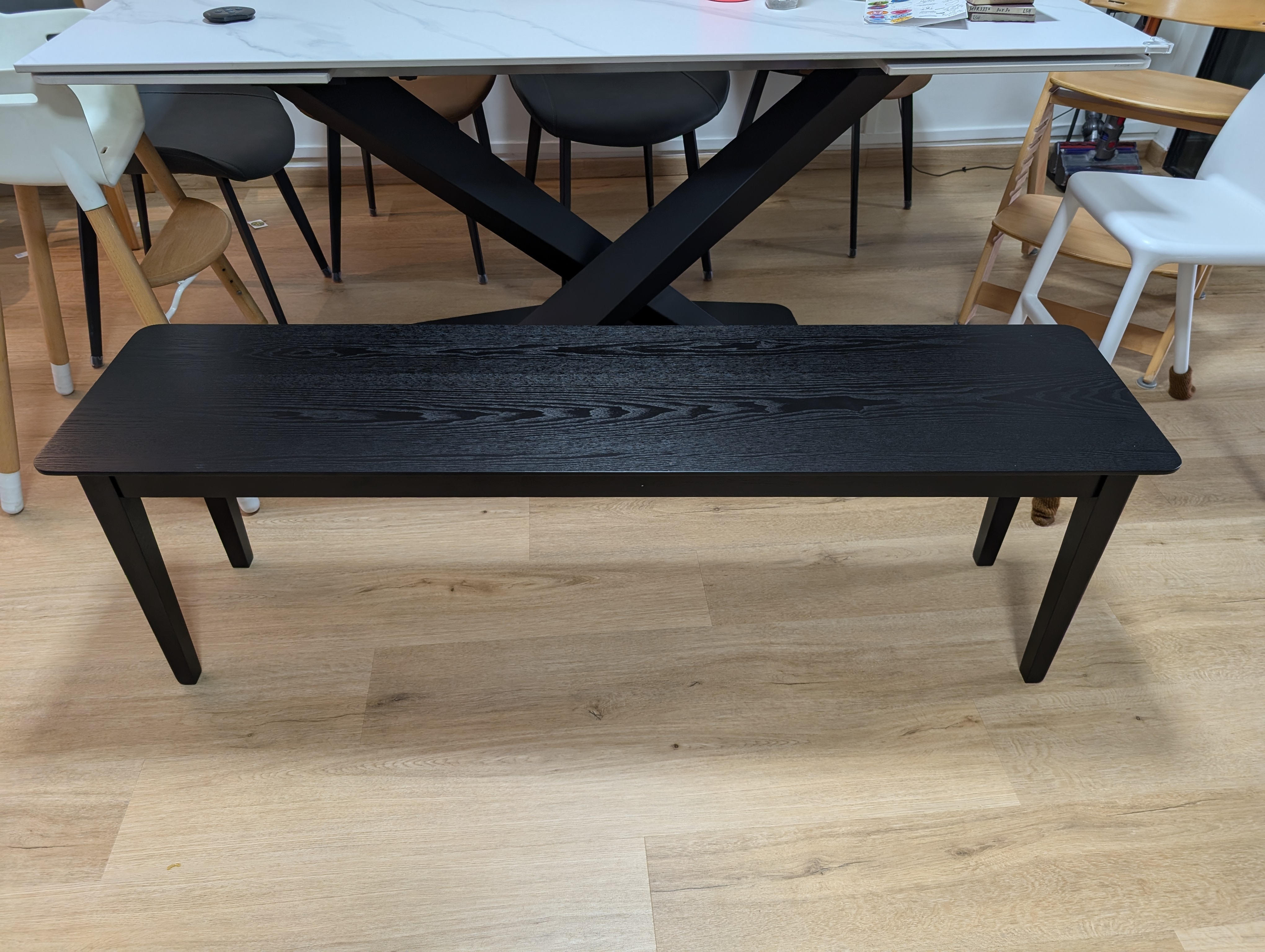 Koa Bench 1.4m - Black Ash