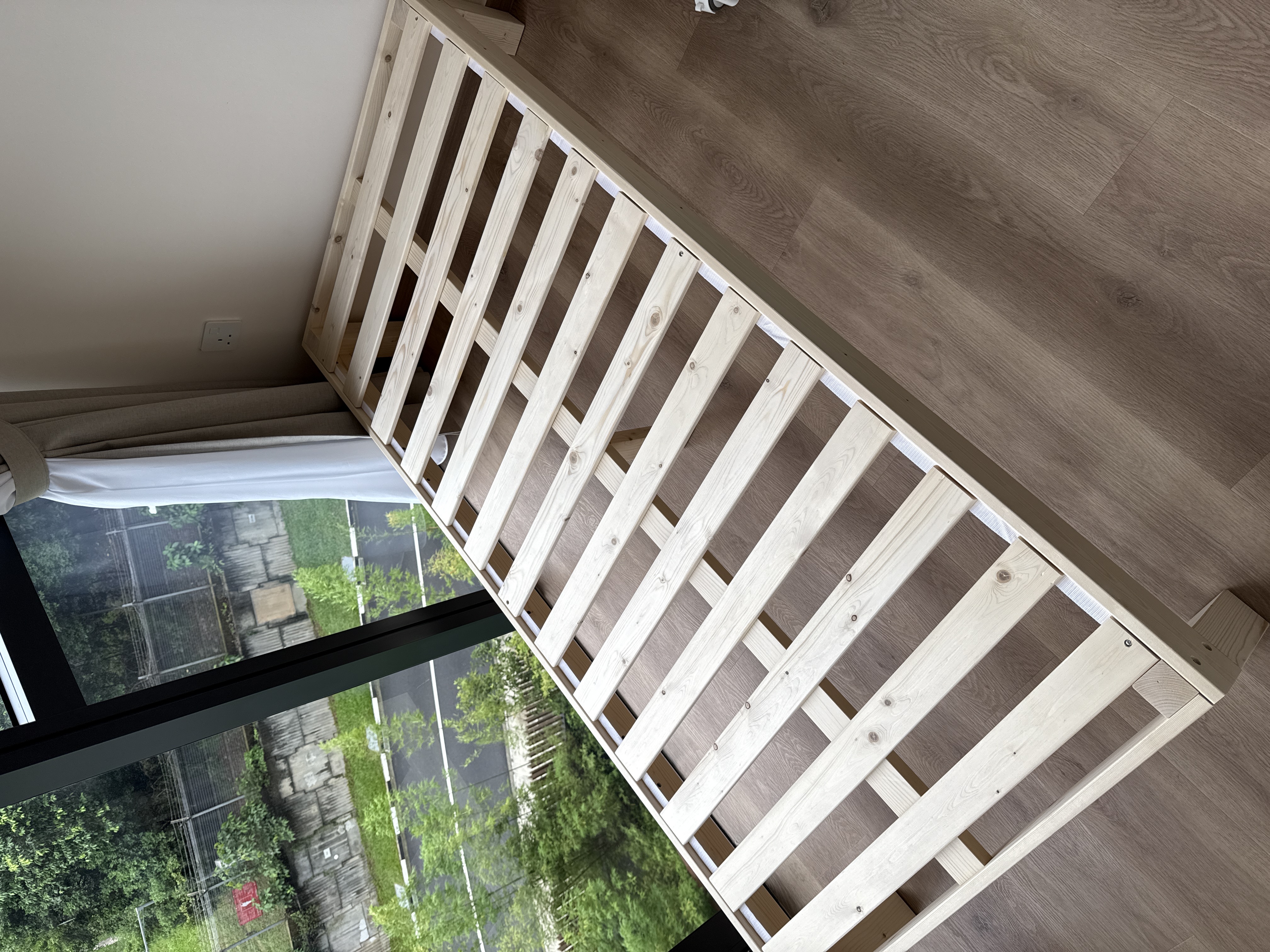 Customer home photo 2: Simple minimalist bed which is what we were after