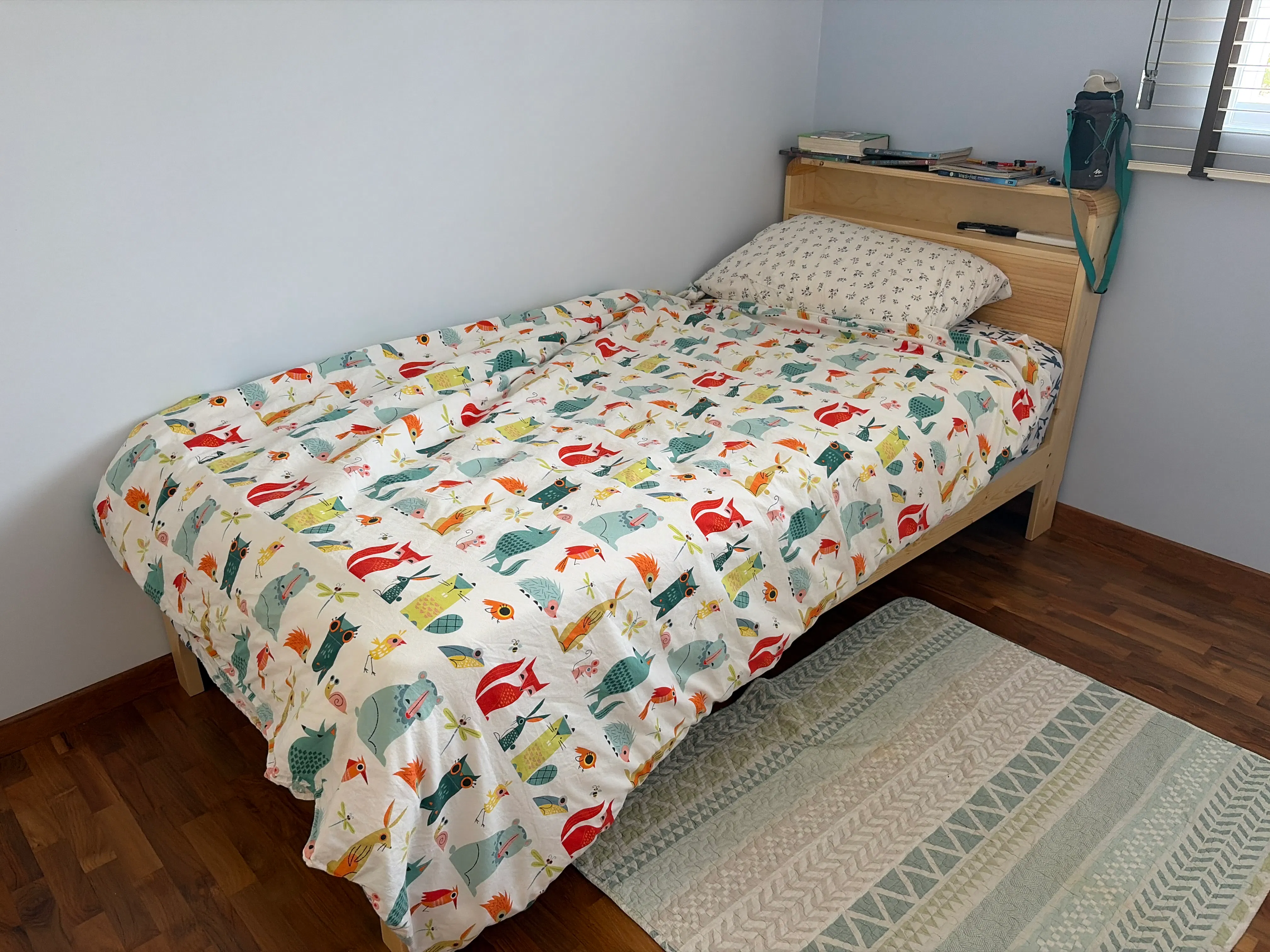 Customer home photo 1: Bought this bed for my kids. Well made. Love that it’s solid pine.