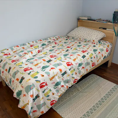 Customer home photo 1: Bought this bed for my kids. Well made. Love that it’s solid pine.