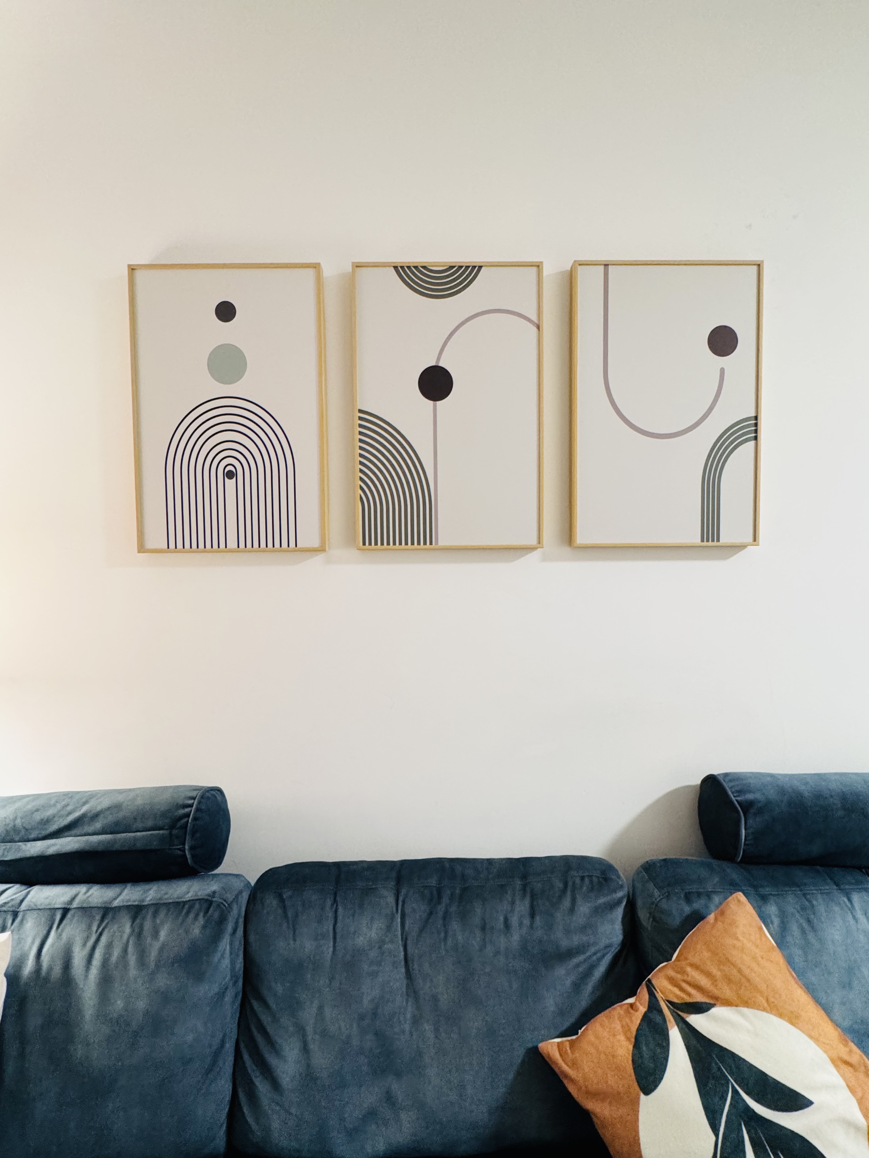 Moment Framed Canvas 40cm x 60cm (Set of 3)