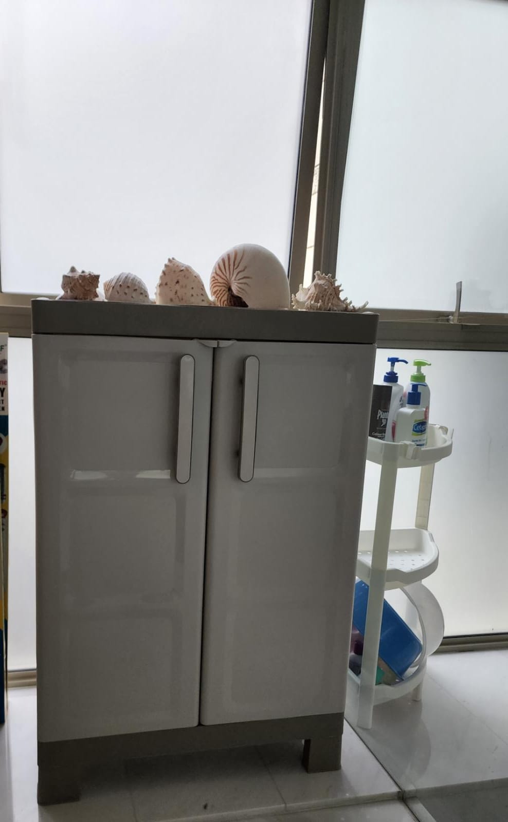 Customer home photo 2: Keeps my bathroom tidy. Shelves are easily adjustible