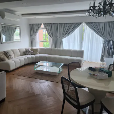 Customer home photo 2: Good quality, comfortable sofa which is the centre-piece of my living room. Happy with purchase.