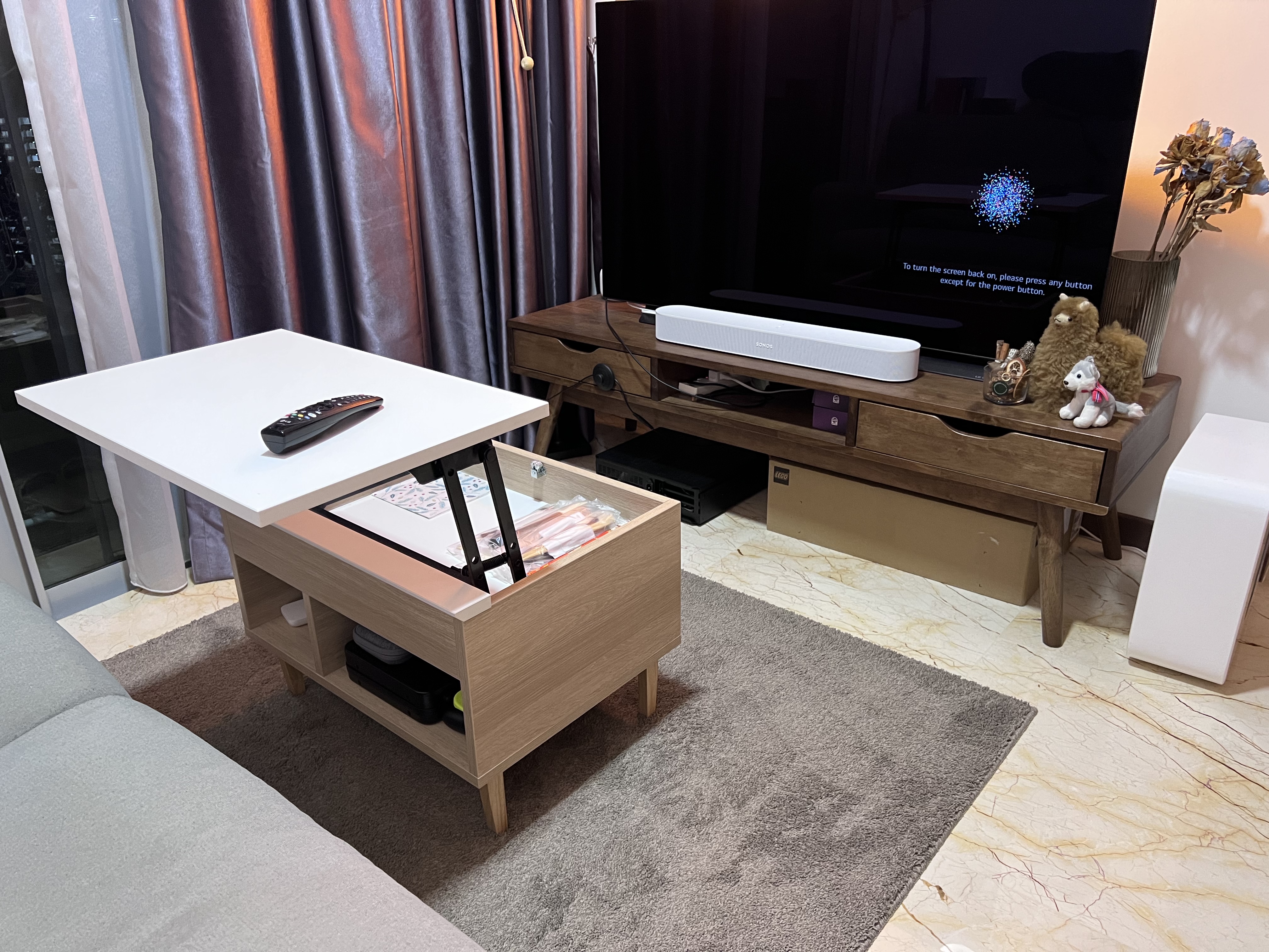 Lamar TV Console 1.5m - Walnut