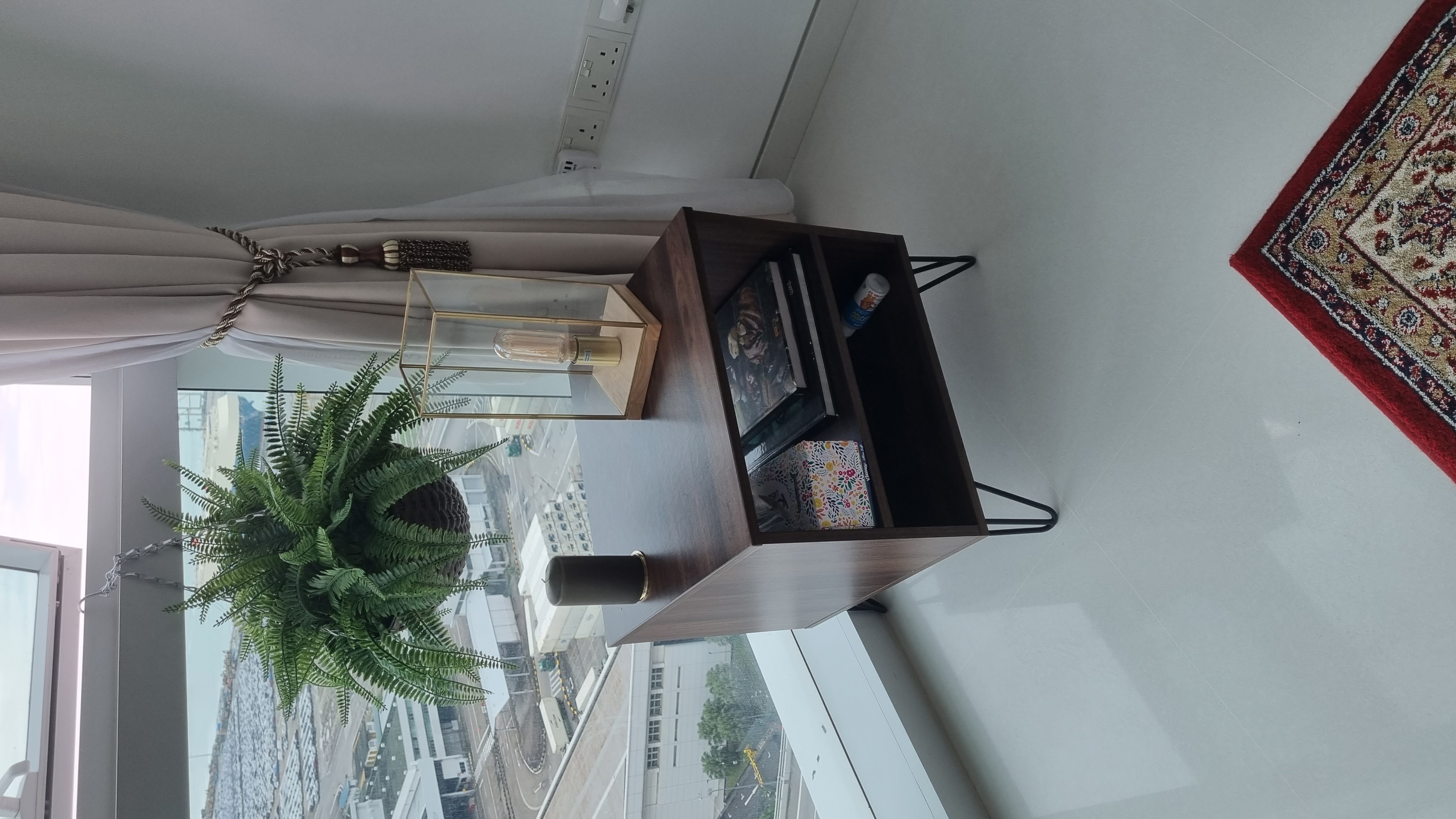 Customer home photo 1: we use it as a potted carried, perfect fit in the salon with the sofa.