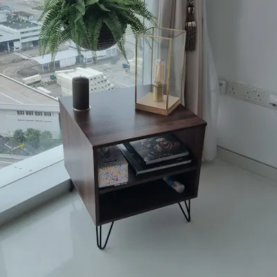 Customer home photo 2: we use it as a potted carried, perfect fit in the salon with the sofa.