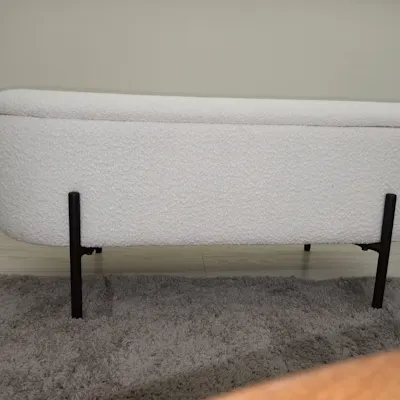 Customer home photo 5: This is icing on the cake for our living room. Completes the clean look we were aiming for. Even can store the cushions in the storage compartment.
