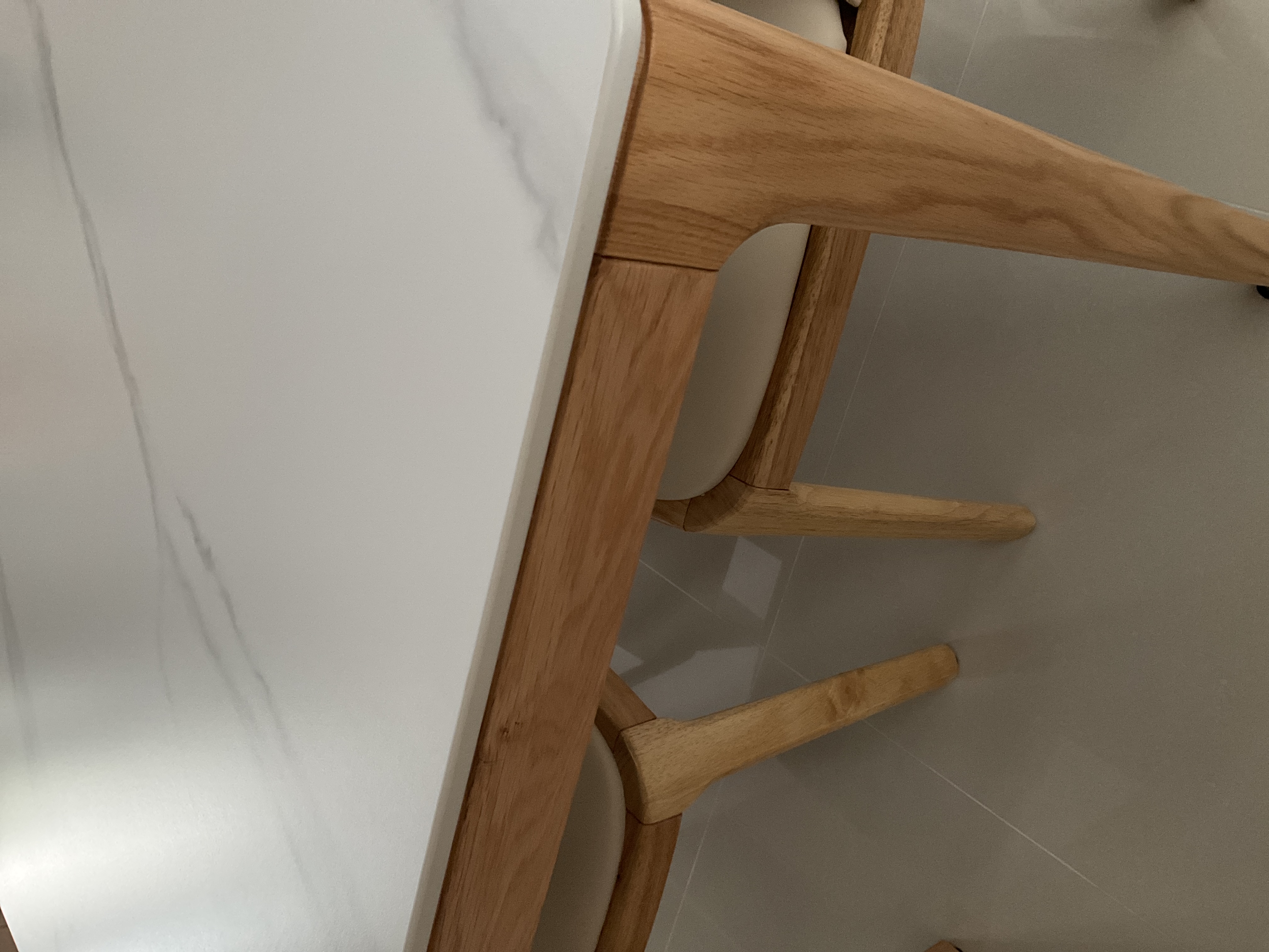 Customer home photo 17: Very nice table with round edges. Love the tabletop.
