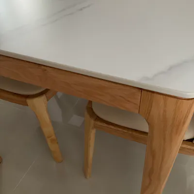 Customer home photo 17: Very nice table with round edges. Love the tabletop.