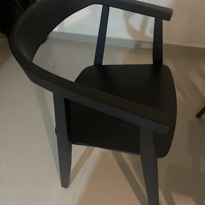 Customer home photo 10: Stylish design in black.
Bought 4 of them for my dining room.